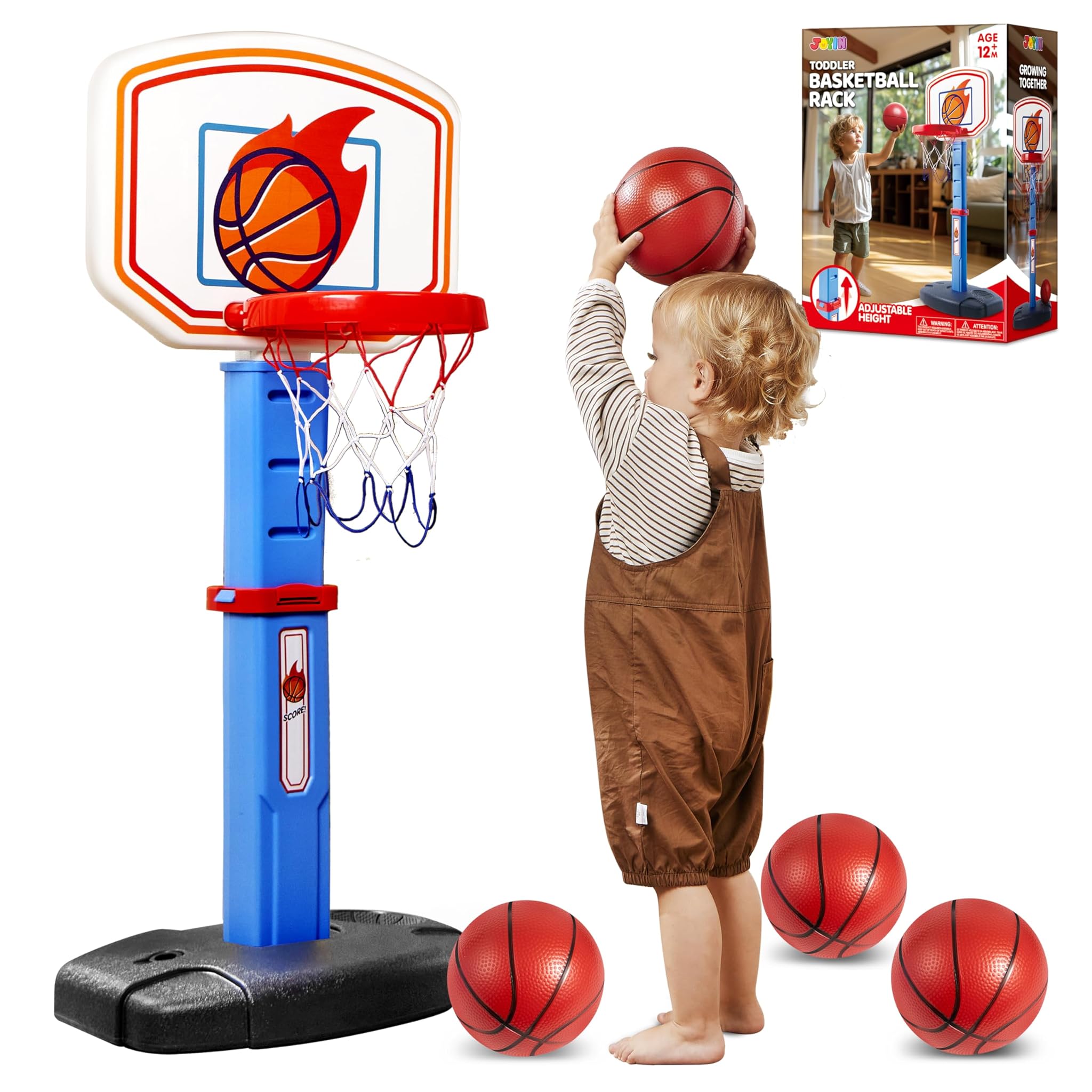 Joyin Canestro da Basket per Bambini Regolabile