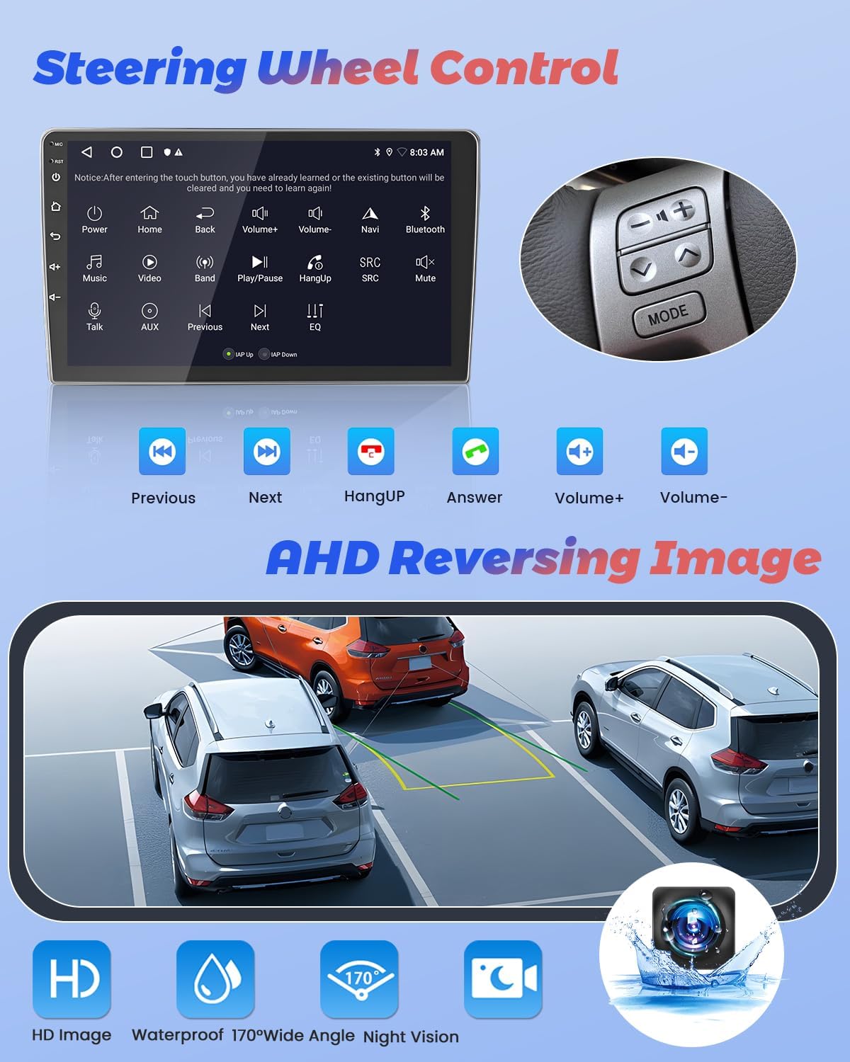 Hikity 2+64G Autoradio Android 15 per Citroen C4 9" - immagine 4