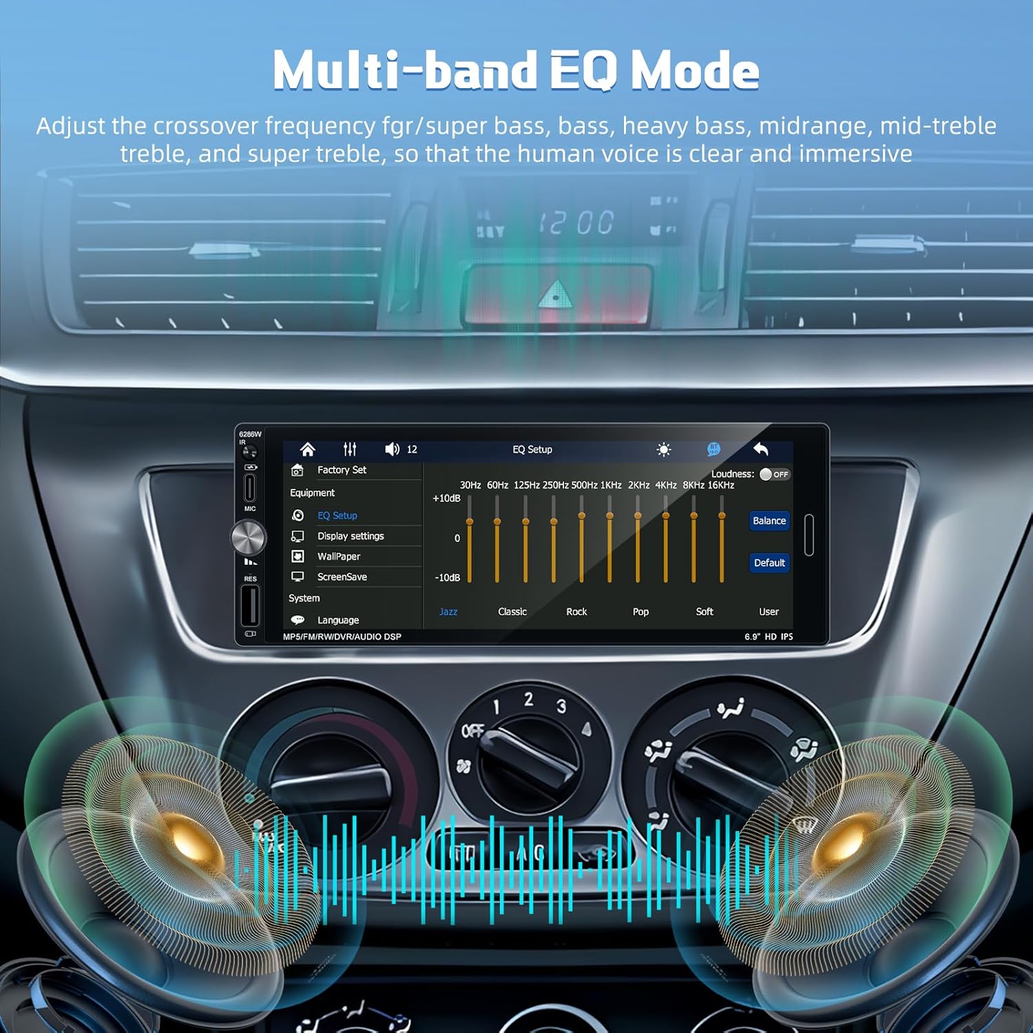 Nhopeew Autoradio 1 Din con Carplay e Android Auto - immagine 5
