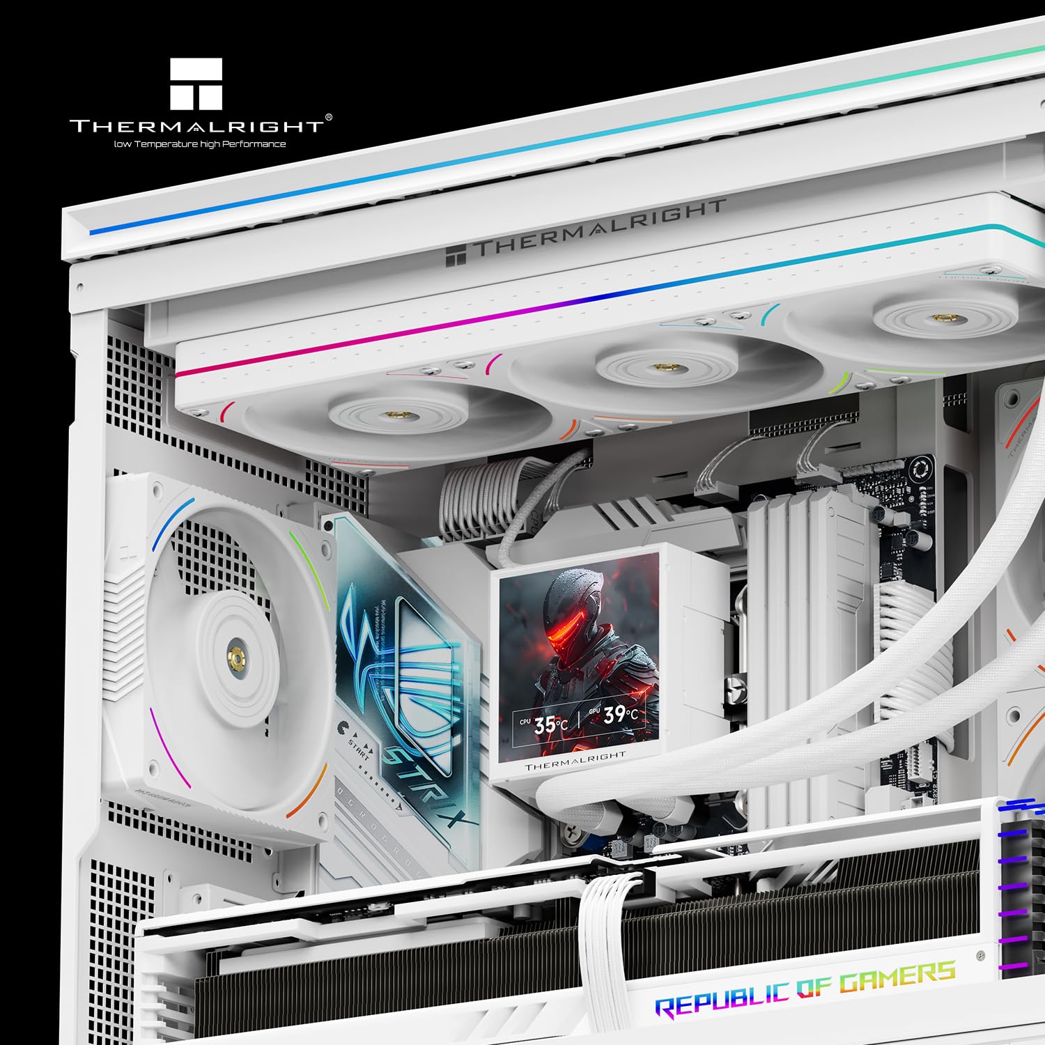 Thermalright Peerless Vision 360 UB ARGB White CPU AIO - immagine 3