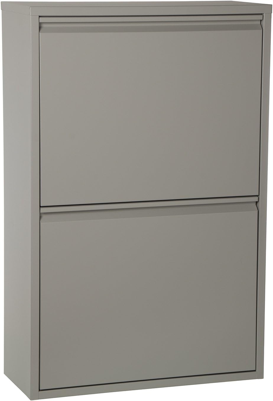 Drw 993010 Pattumiera Riciclaggio Verticale Alta, Grigio - immagine 2