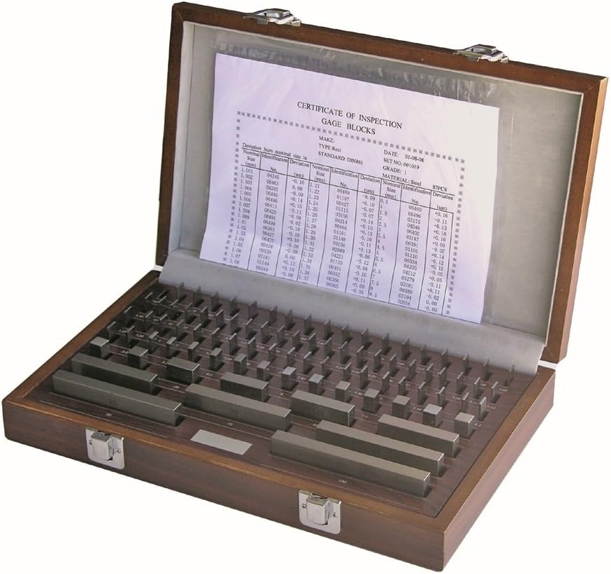 CNC QUALITÄT Cassetta di misura parallela 32 pezzi, qualità 2