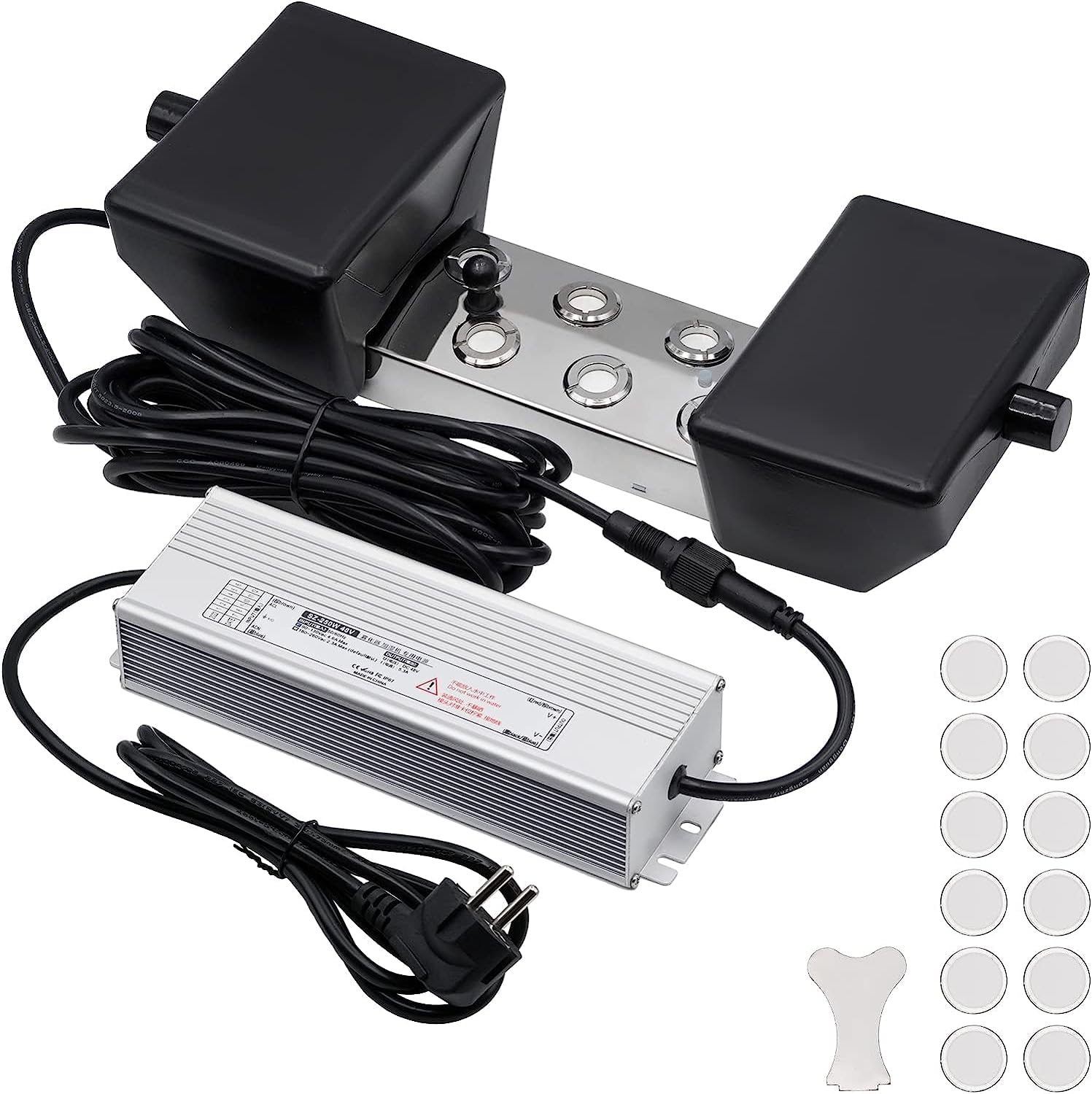 Creatore di Nebbia 6 Teste con Alimentatore 250W