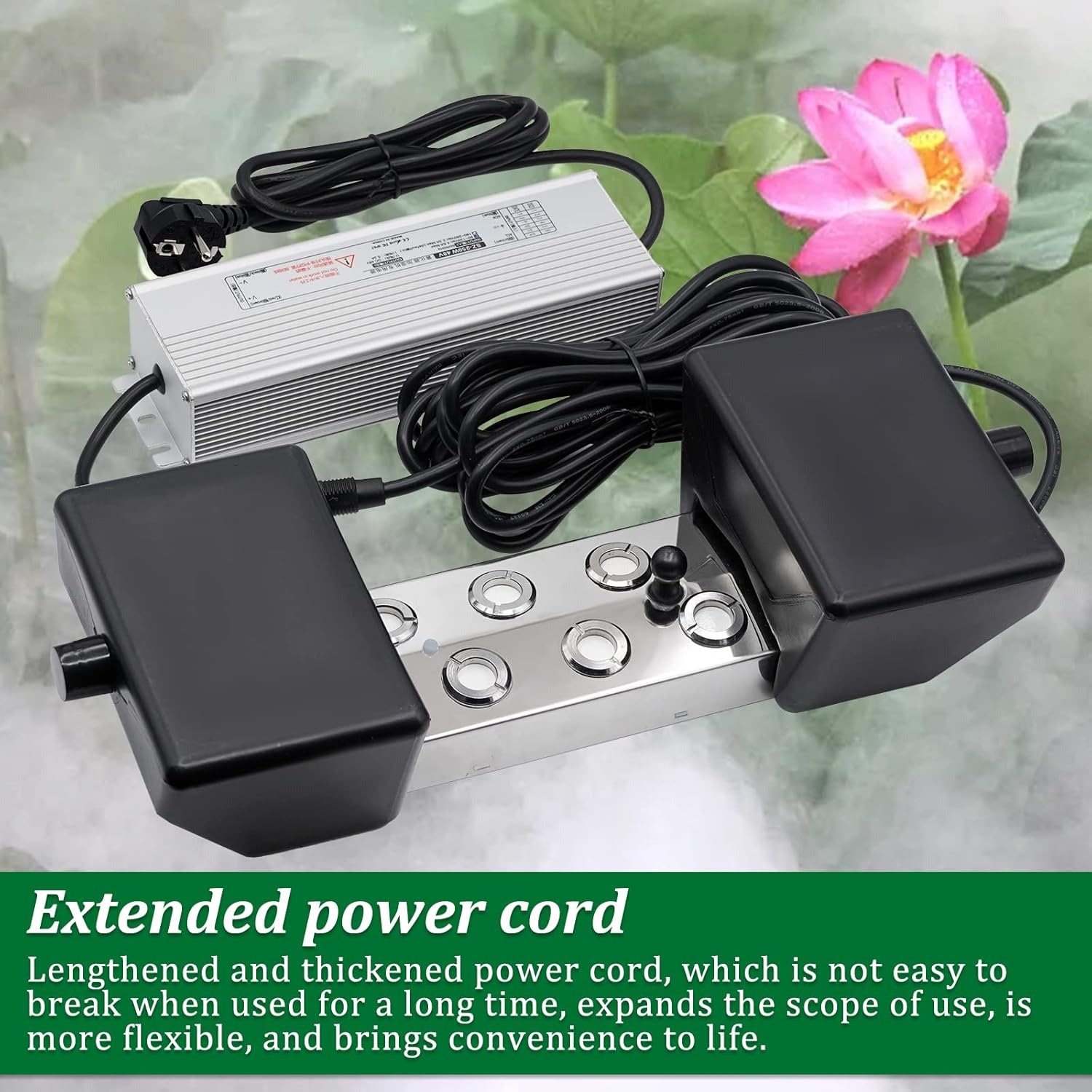 Creatore di Nebbia 6 Teste con Alimentatore 250W - immagine 2