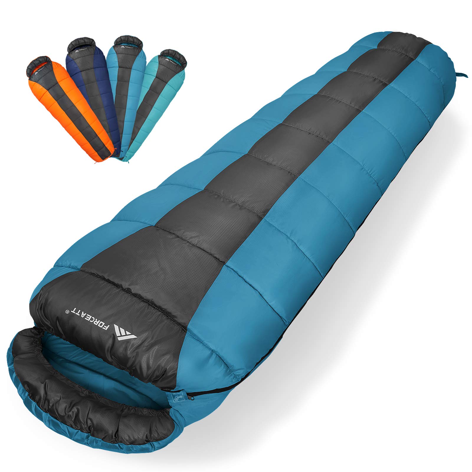 Forceatt Sacco a Pelo Adulti 3 Stagioni 10°C-20°C