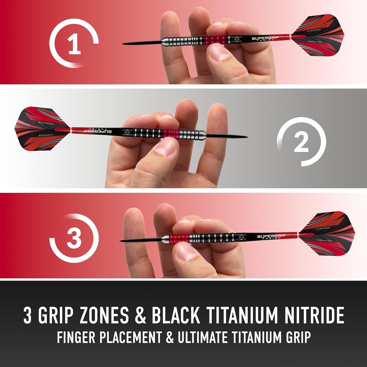 Harrows Predator - Freccette con Punta in Acciaio - immagine 3