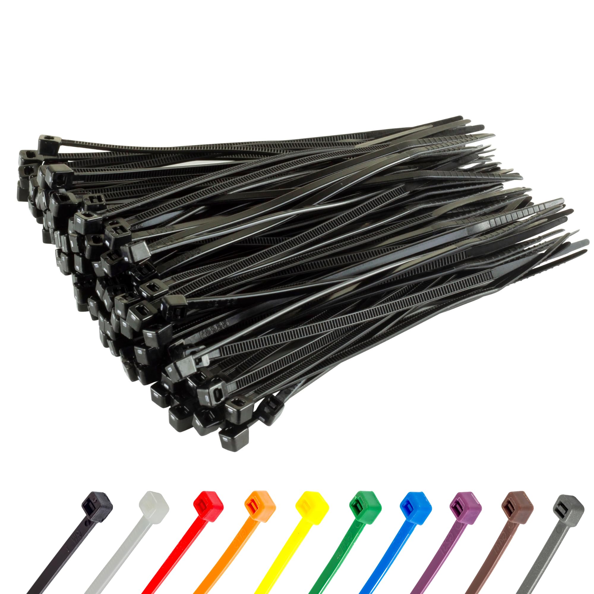 Gocableties - Fascette Plastica Nere 100 mm x 2,5 mm