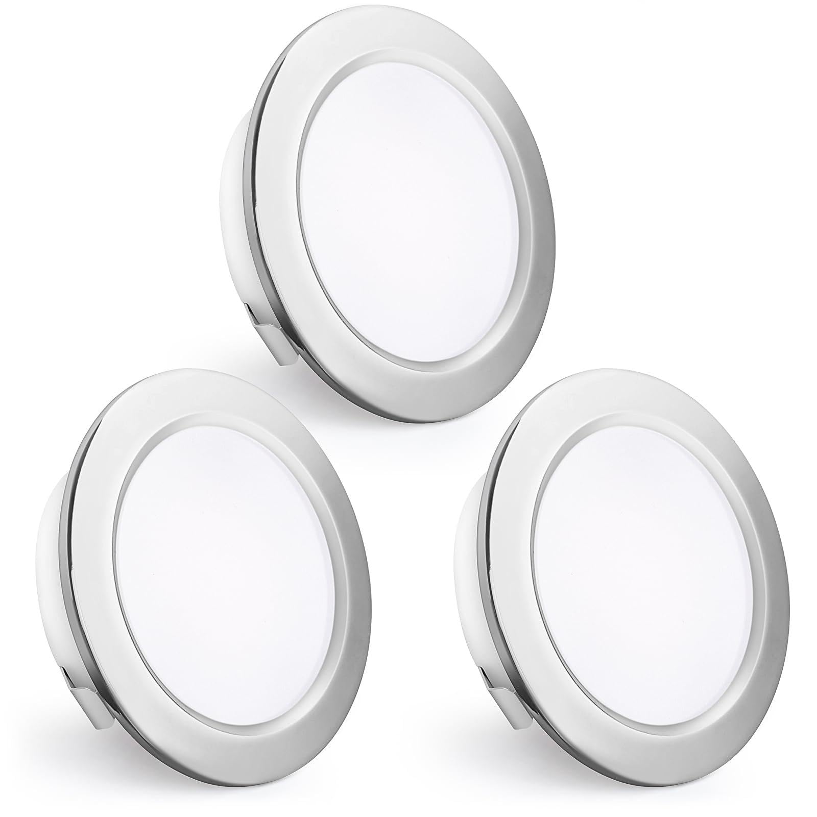 Kyotech Faretti da Incasso a LED 4W 4000K, Cromati