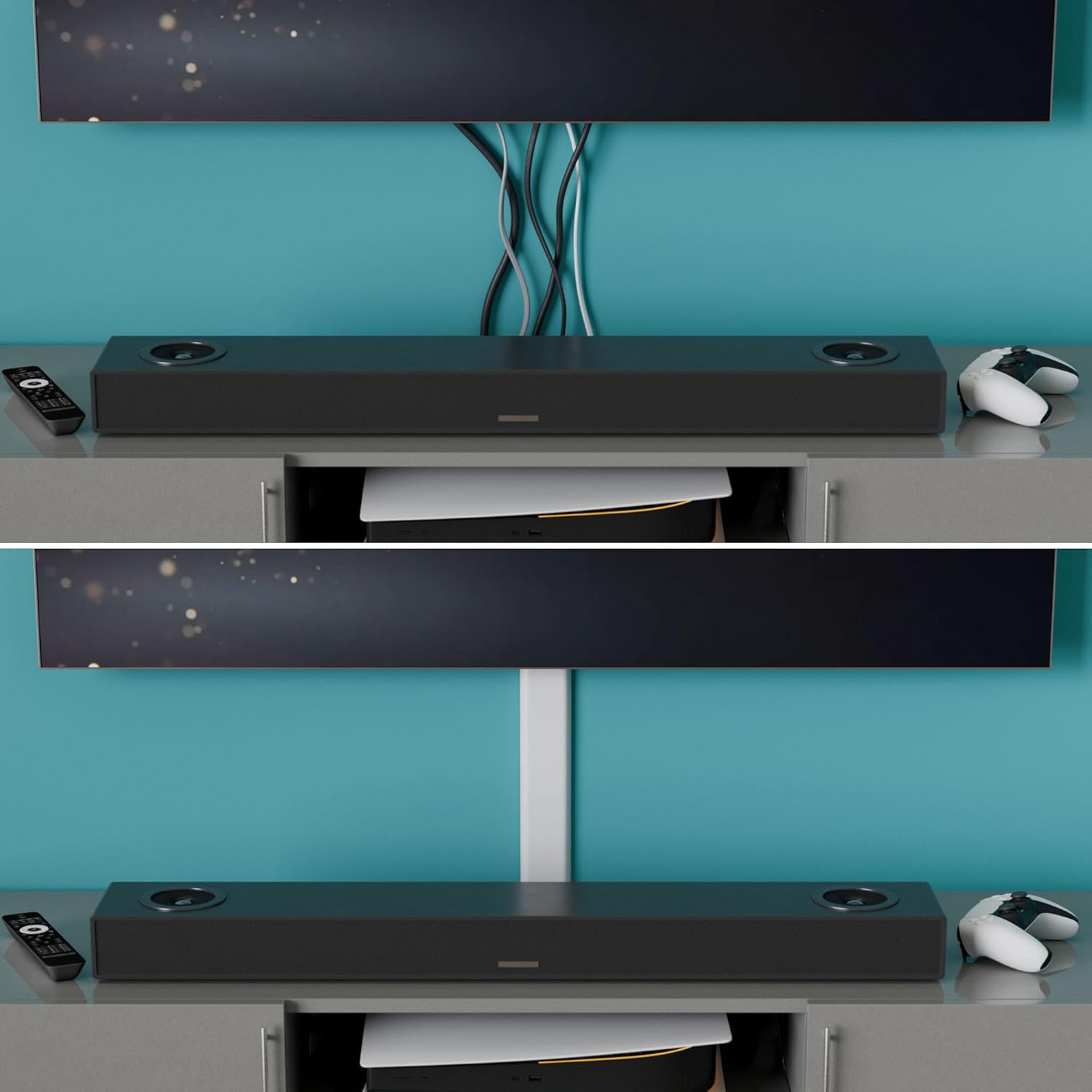 D-line Canalina Copricavi per Parete 60x15mm 40cm - Bianco - immagine 5