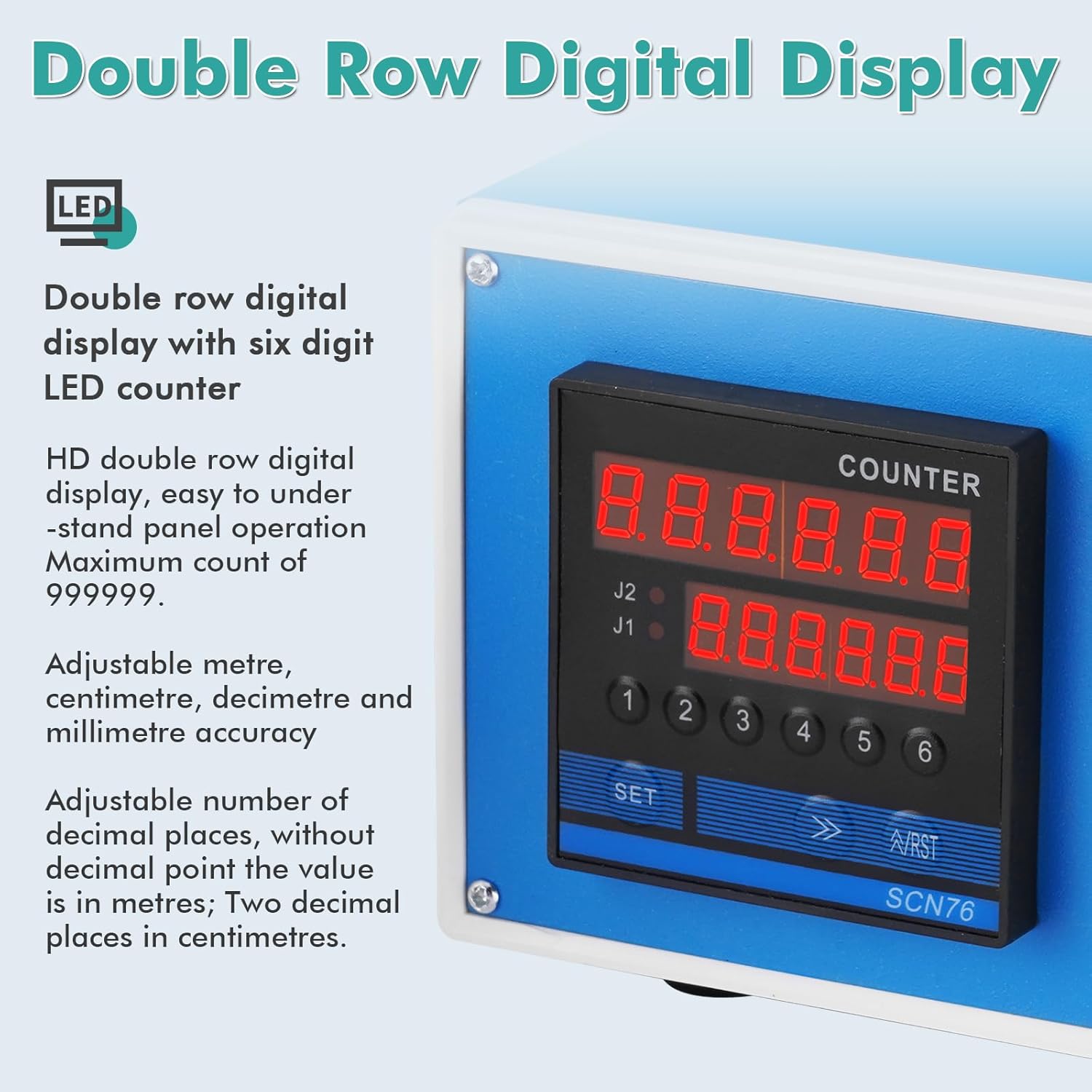 YJINGRUI Contatore di Lunghezza Digitale - immagine 4