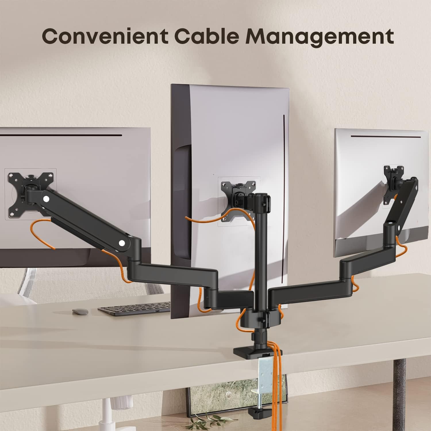 Putorsen Supporto 3 Monitor PC - Braccio Articolato - immagine 4