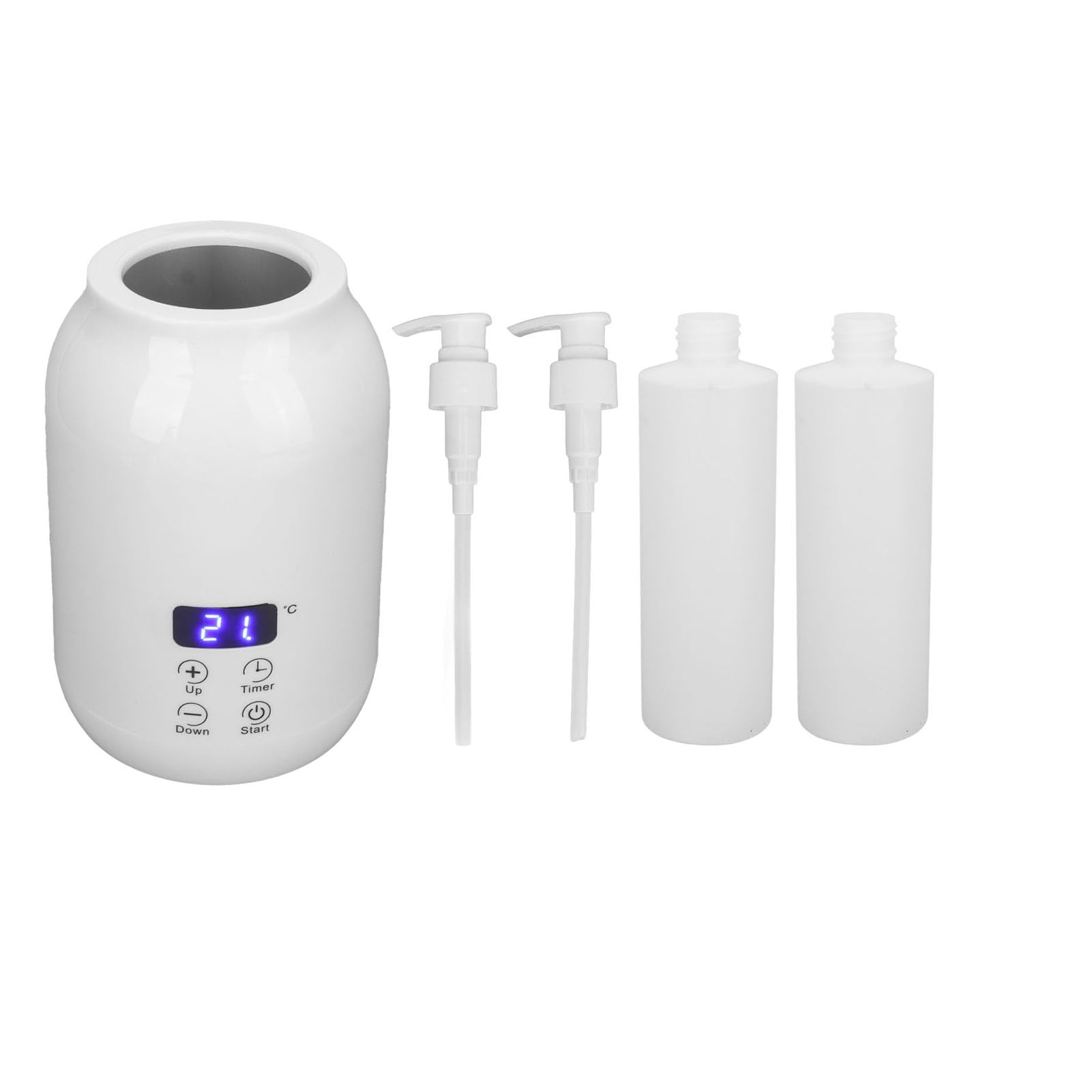 Scaldaolio per Massaggi con 2 Dispenser