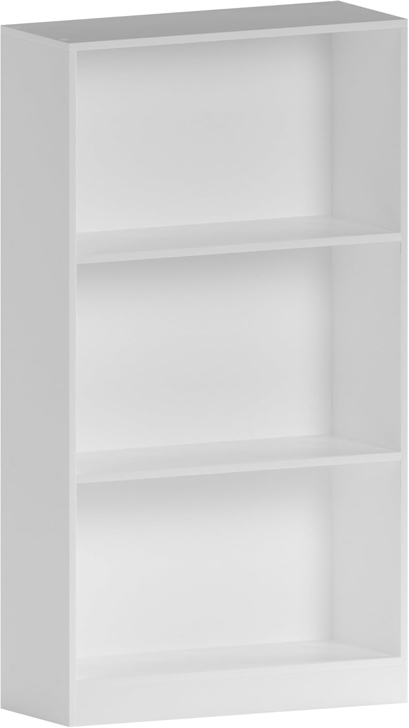 Vida Designs Cambridge Libreria 3 Ripiani, Bianco - immagine 1