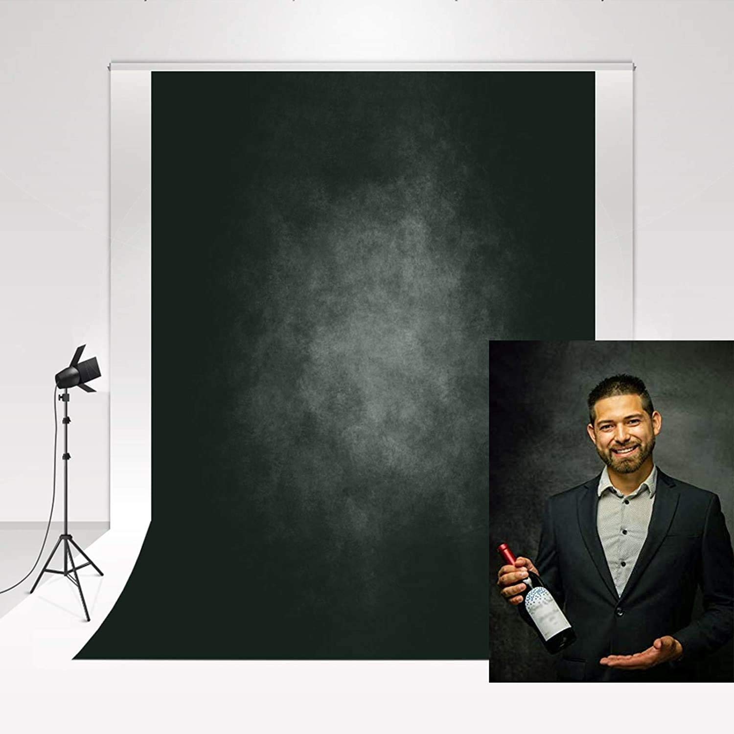 Kate Sfondo Studio Fotografico Verde Scuro 3x3m