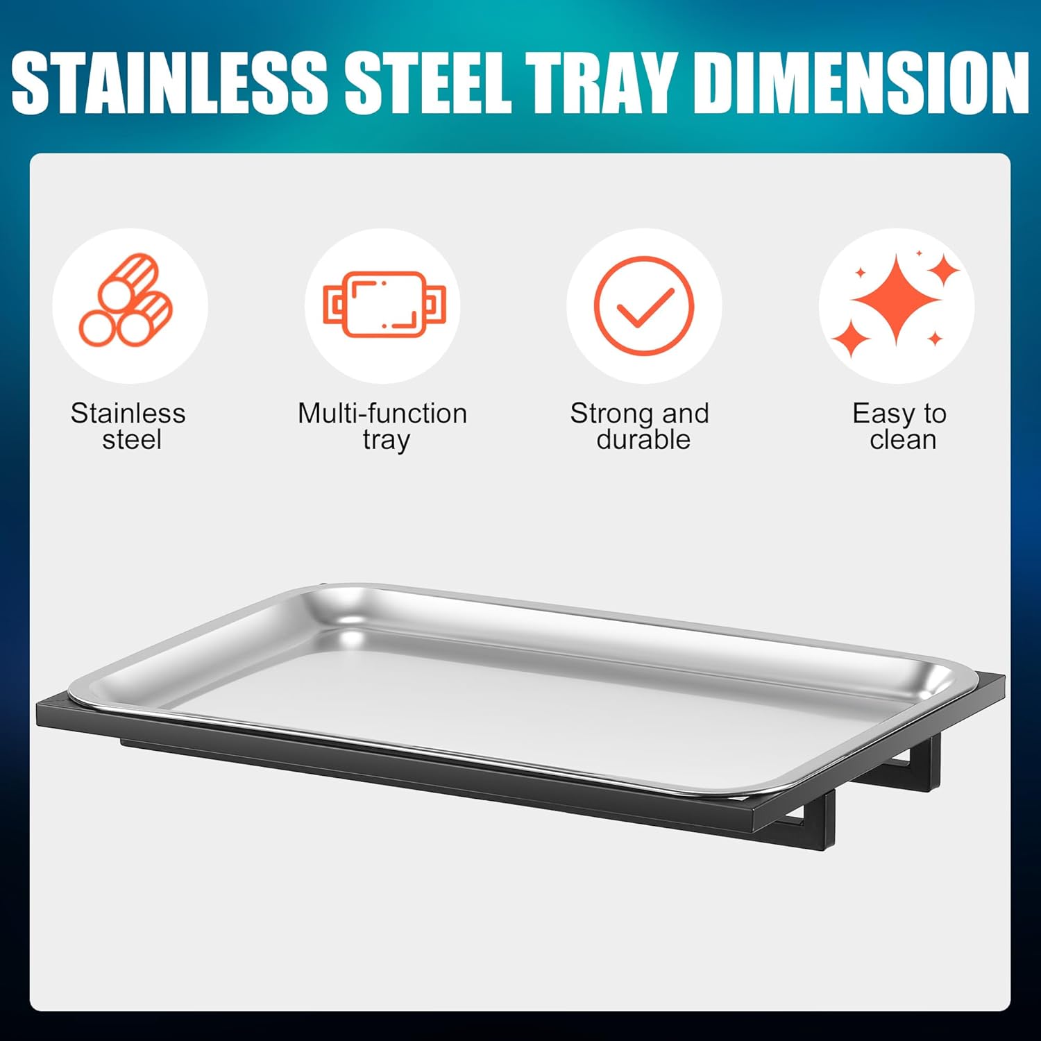 Poarmeey Vassoio per Tatuaggi con Ruote Regolabile - immagine 2