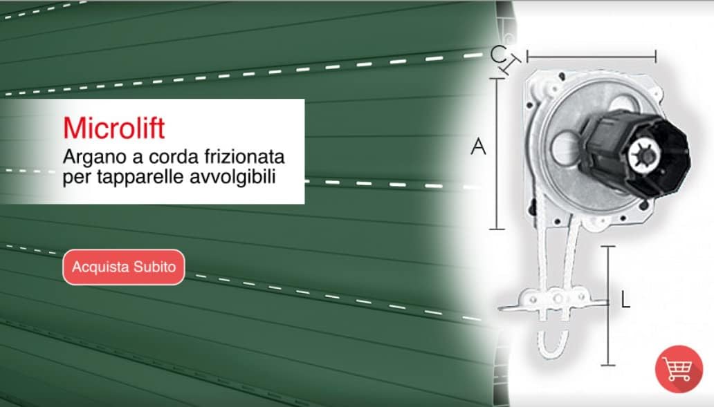 Avvolgitore a Frizione MICROLIFT Lato Destro - immagine 2