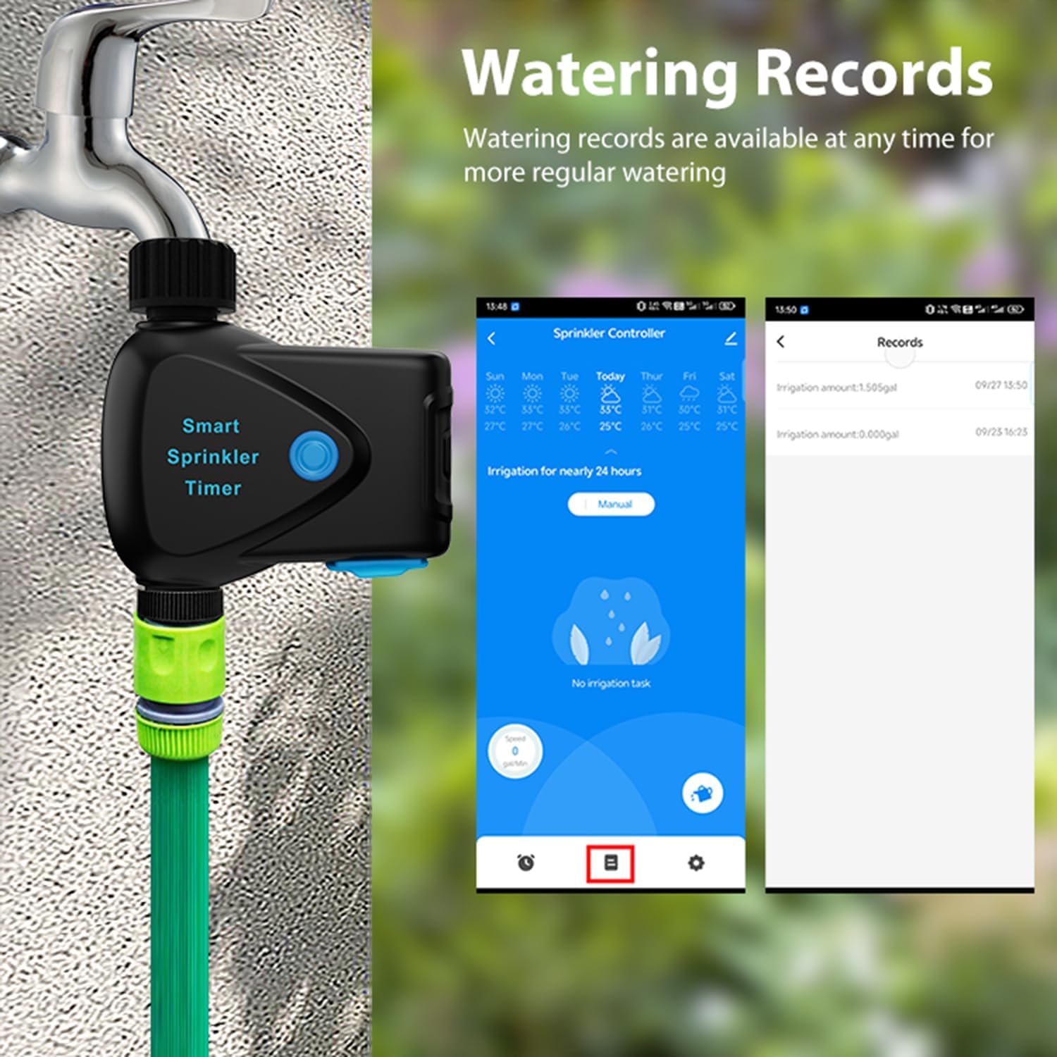 Timer Acqua WiFi Smart con Misuratore di Portata - immagine 6