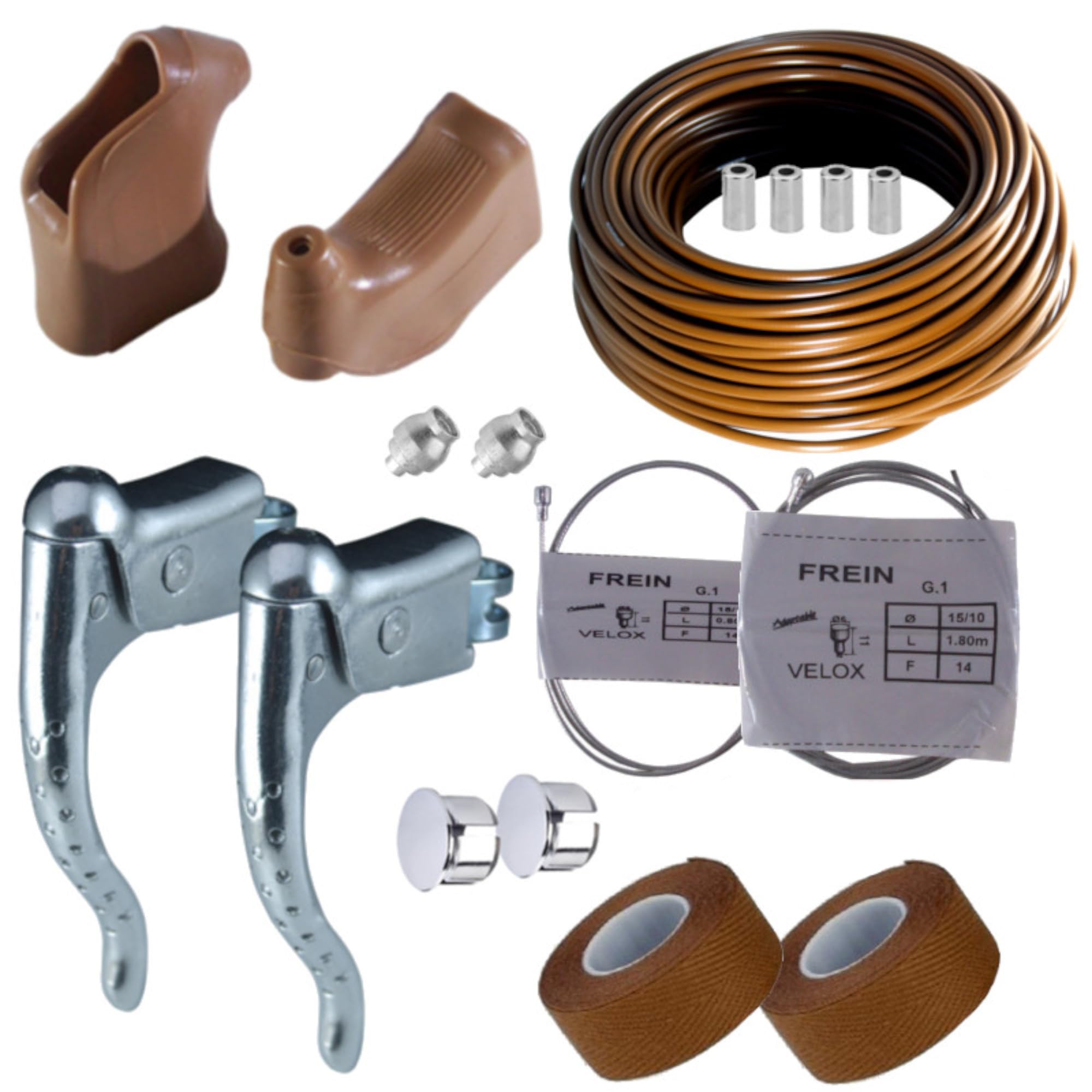 Cyclingcolors Kit Bici Vintage Epoca Marrone