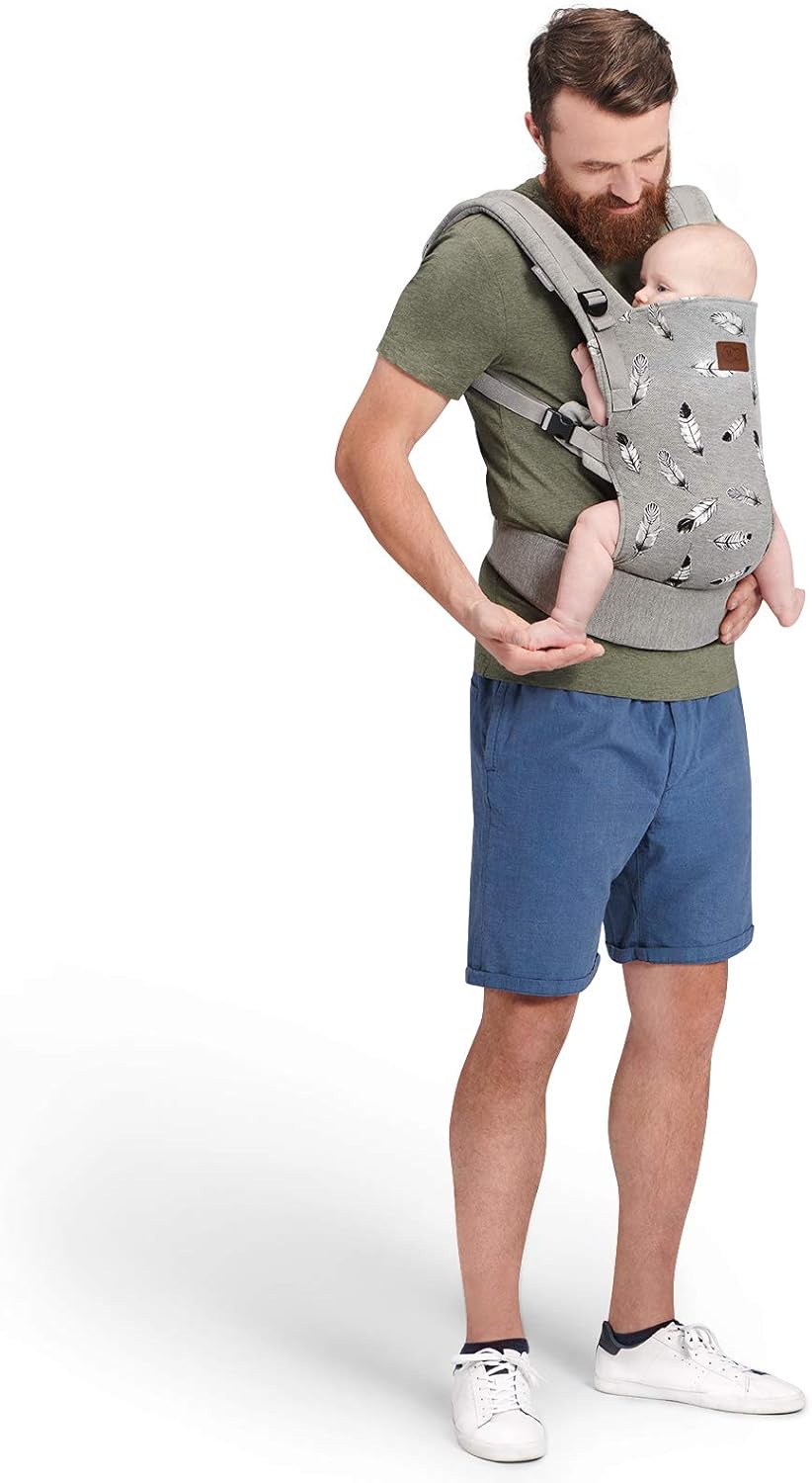 Kinderkraft Marsupio Ergonomico MILO, Grigio - immagine 6