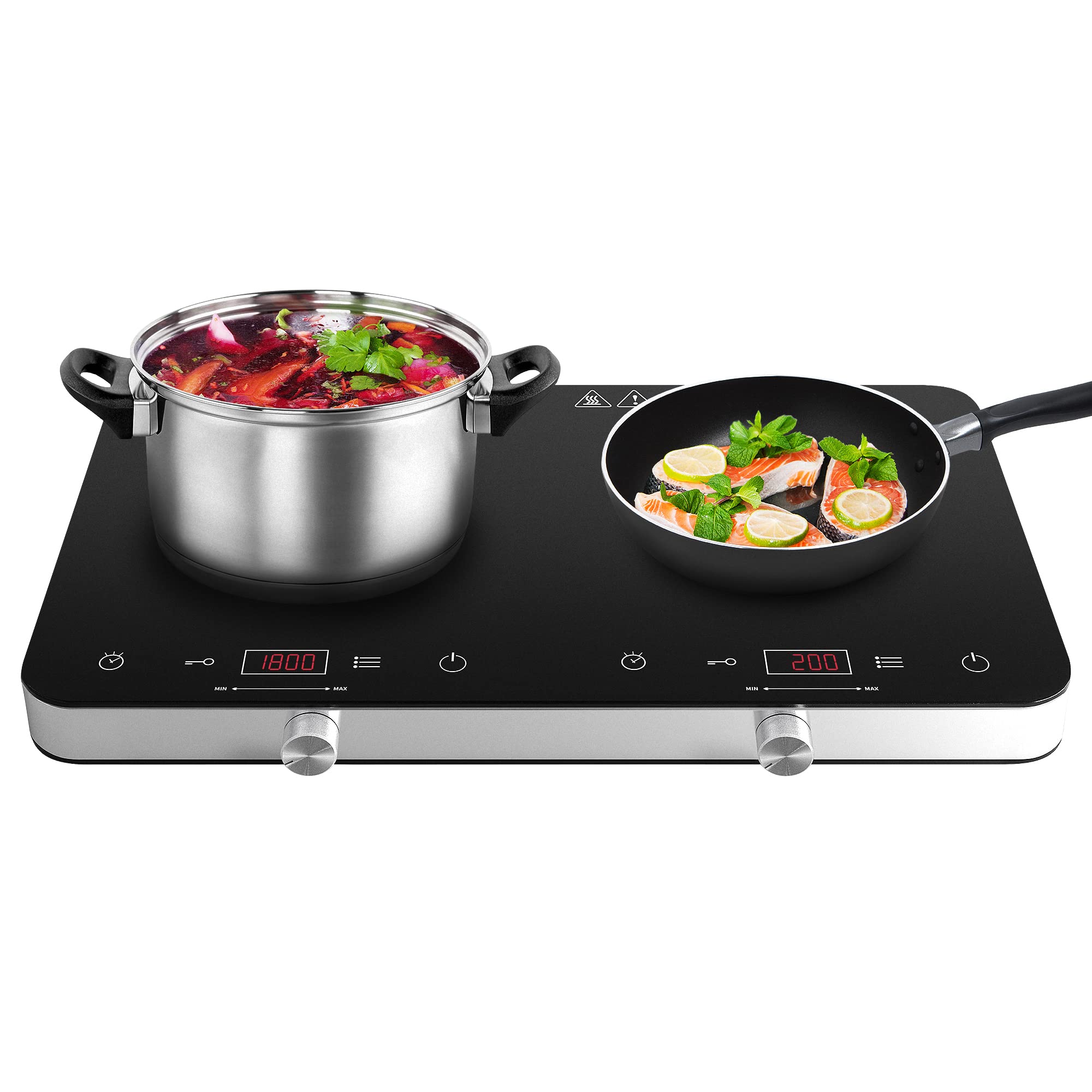 Cooktron Piastra Induzione 2 Fuochi 3500W