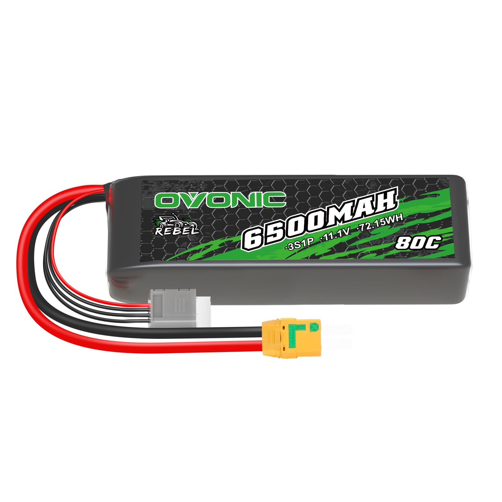 Ovonic 3s Batteria Lipo 6500mAh 80C 11.1V