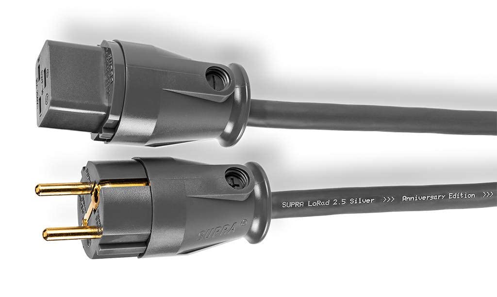 Supra Cables Netzkabel LoRad 2,5 EU 1,5m SPC versilbert