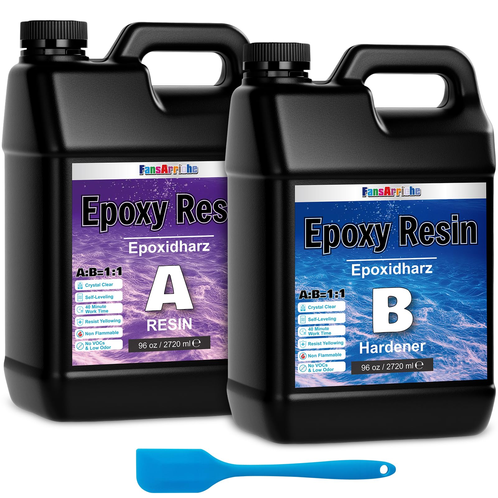 Fansarriche Resina Epossidica Trasparente 192 oz