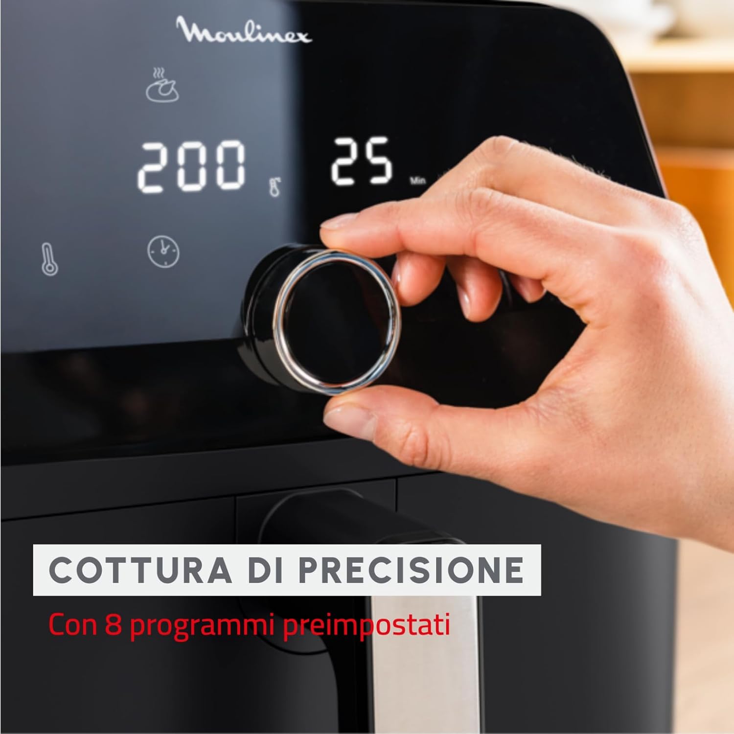 Moulinex Easy Fry Mega - Friggitrice ad Aria 7.5 Litri - immagine 5