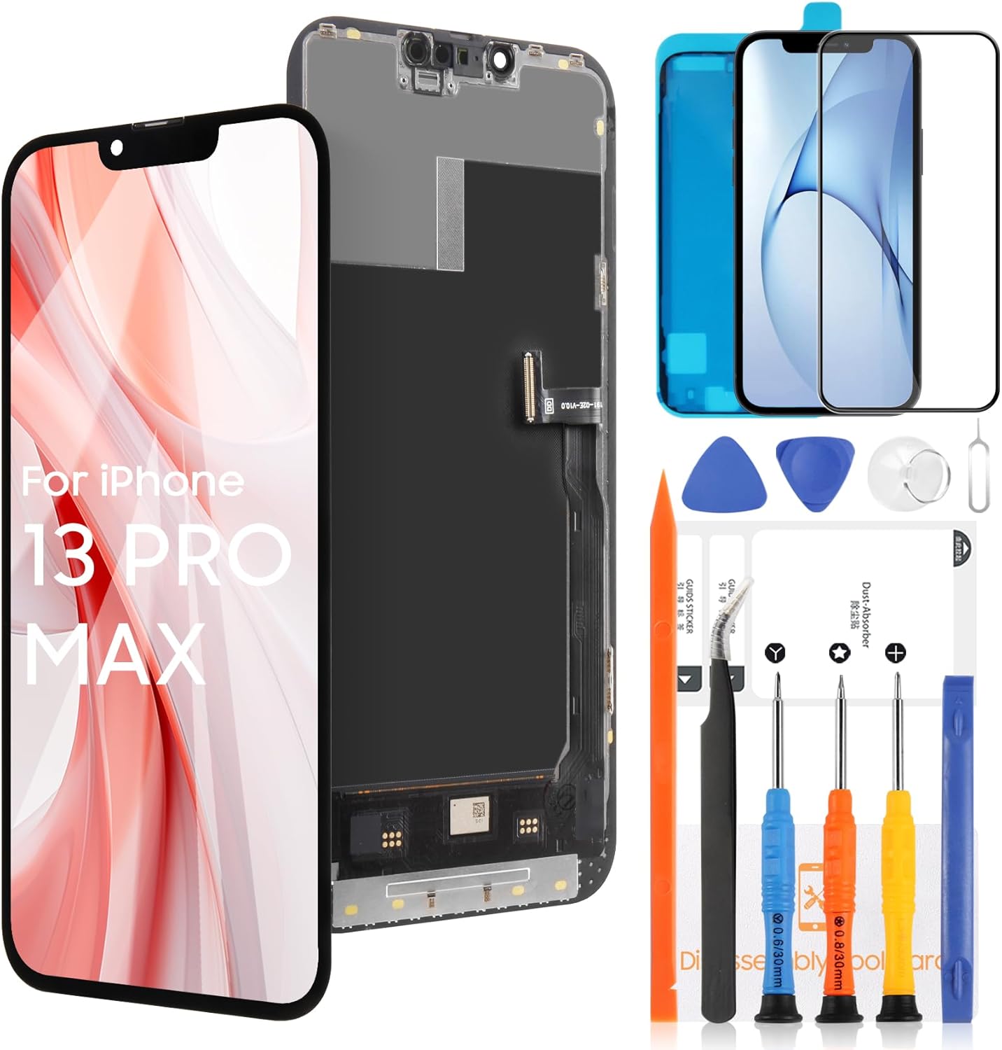 Schermo LCD OLED Ricambio per iPhone 13 Pro Max 6,7" - immagine 1