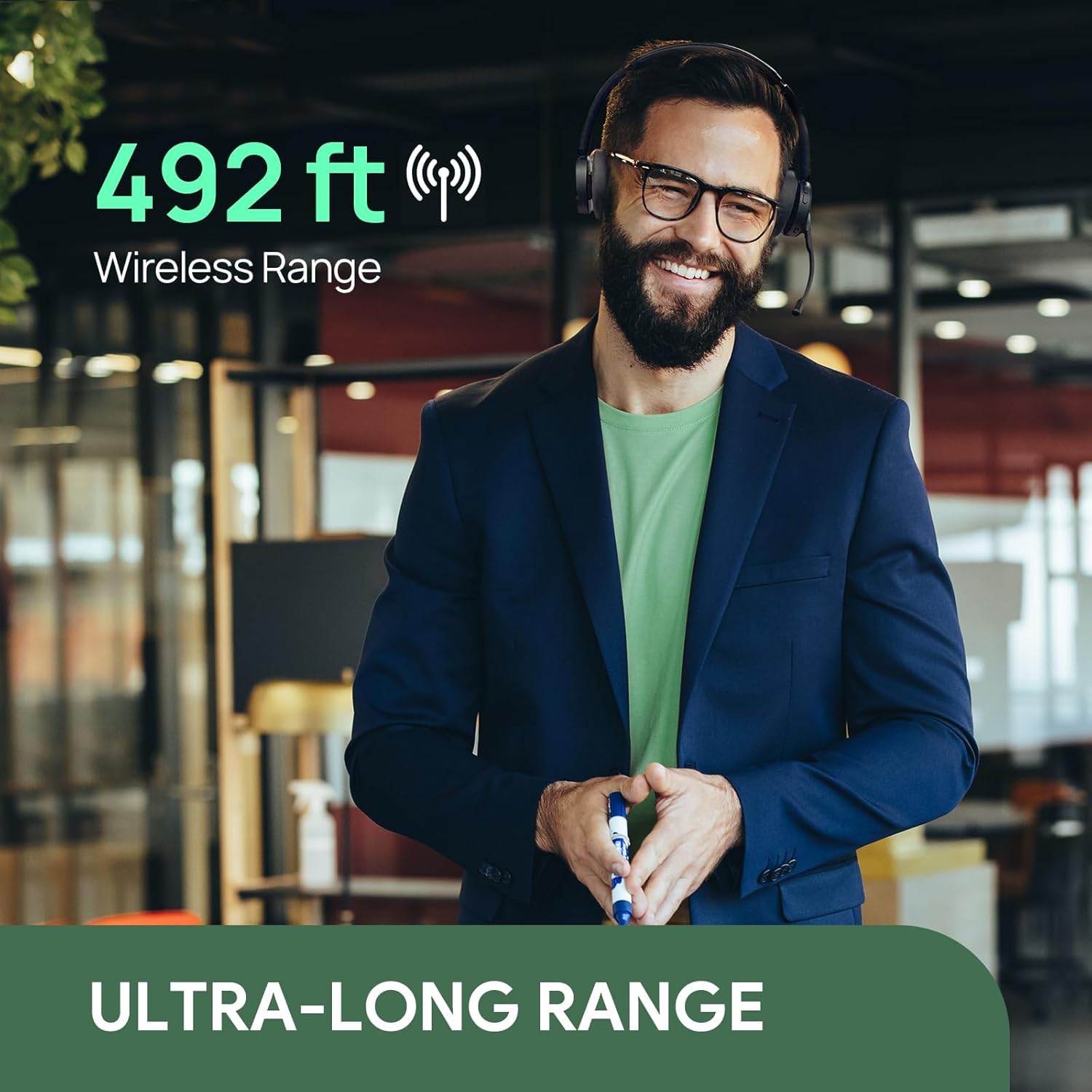 Yealink WH64 Hybrid DECT & Bluetooth Wireless Headset - immagine 3