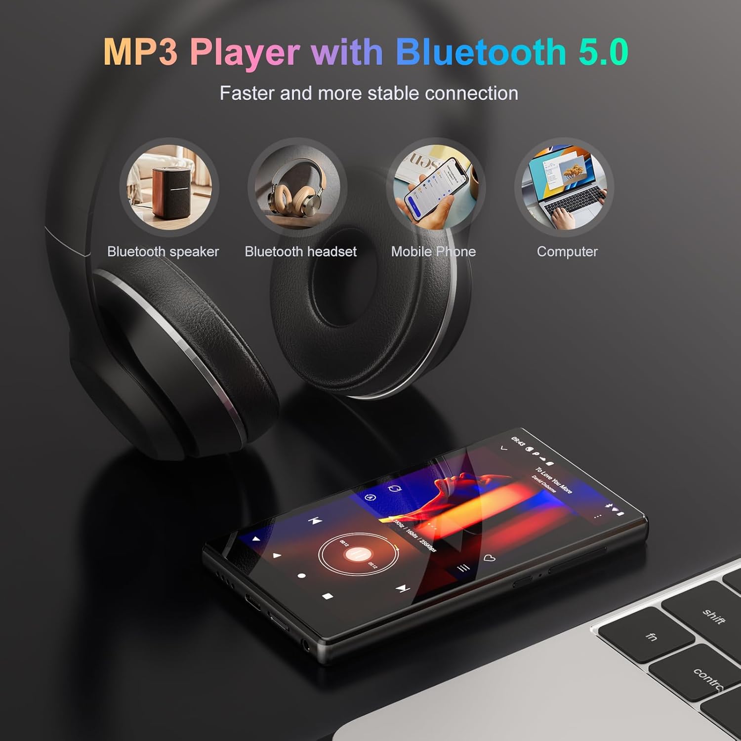 Oilsky Lettore MP3 con Bluetooth e WiFi 96GB - immagine 6