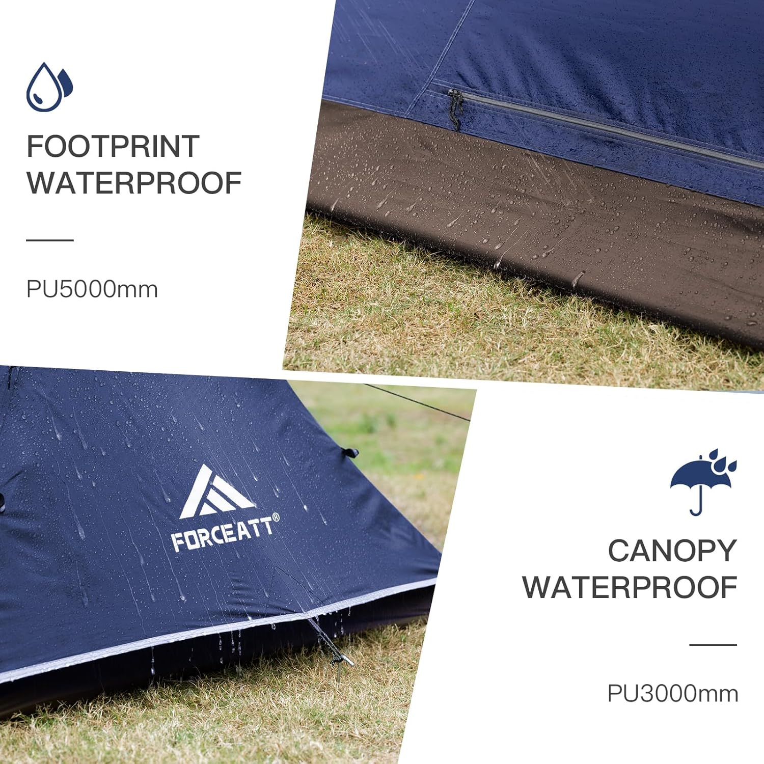 Forceatt Tenda Campeggio 2 Persone Ultraleggera - immagine 4