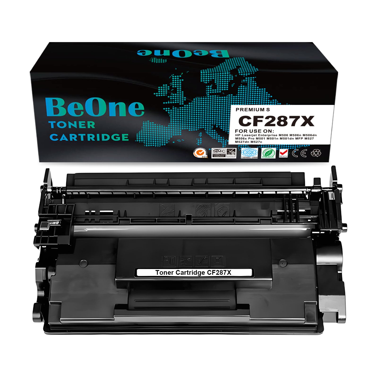 Beone CF287X 87X Cartuccia Toner Compatibile (1x Nero)