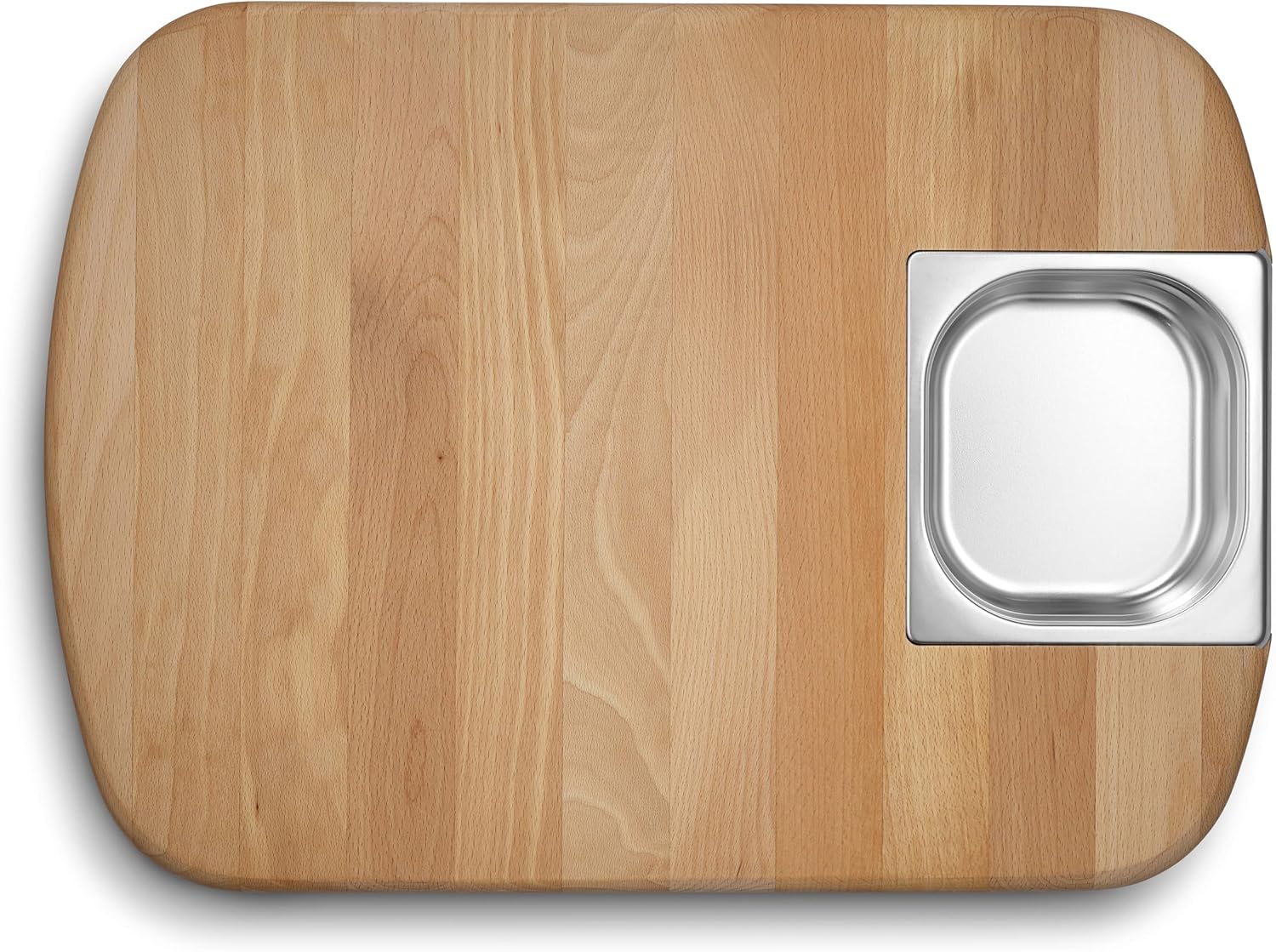 Hexclad Tagliere Bifacciale in Legno di Faggio Ibrido - immagine 3