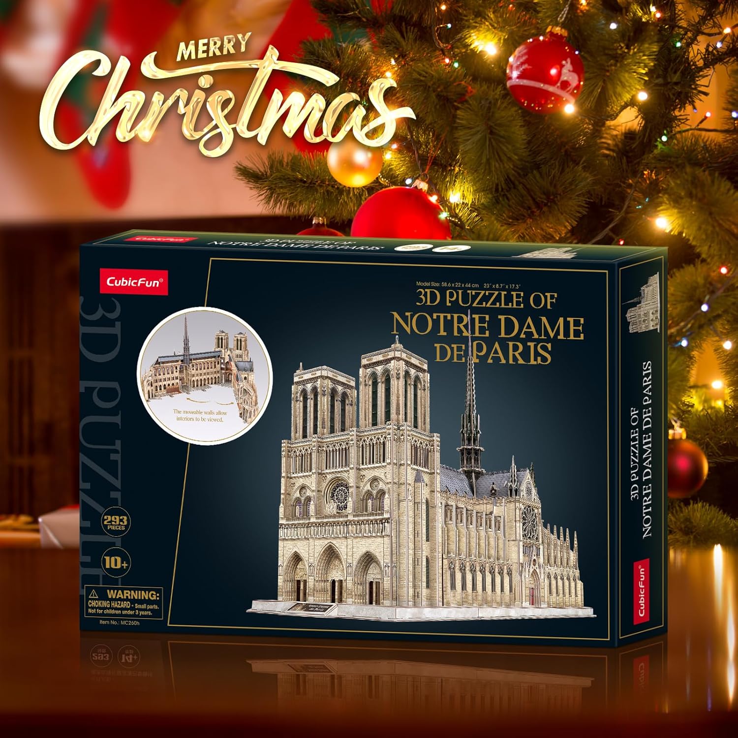 Cubicfun Puzzle 3D Notre Dame de Paris 293 Pezzi - immagine 6