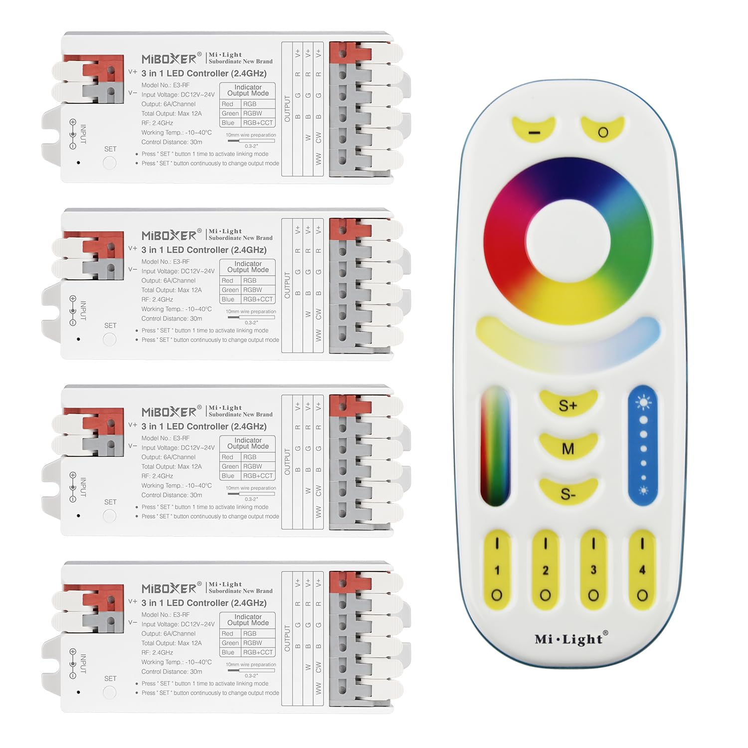 Lighteu® Miboxer Controller LED 3 in 1 (2,4 GHz)