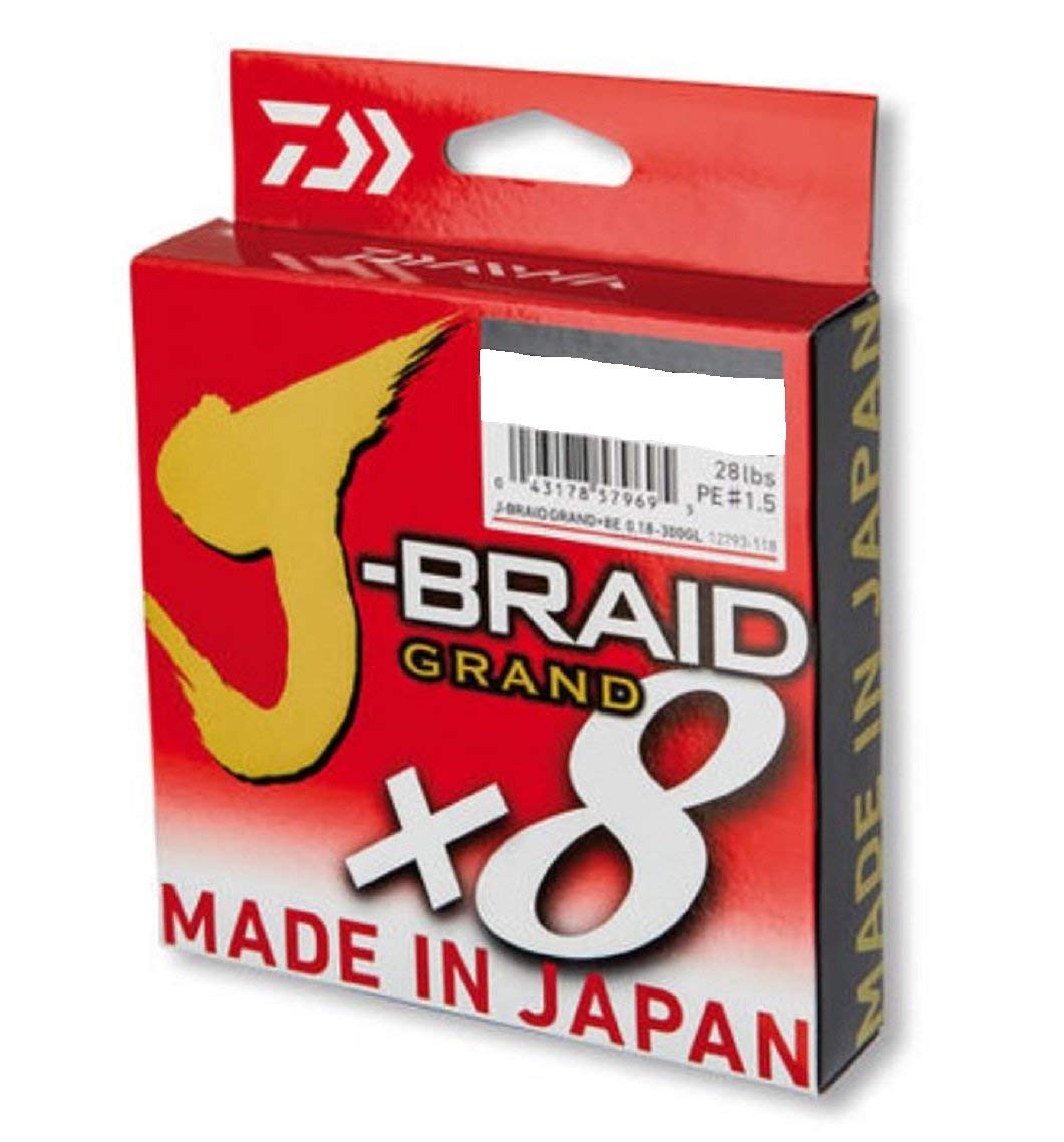 Daiwa J-Braid Grand 8-Braid 1500m, 0.24mm Multicolor