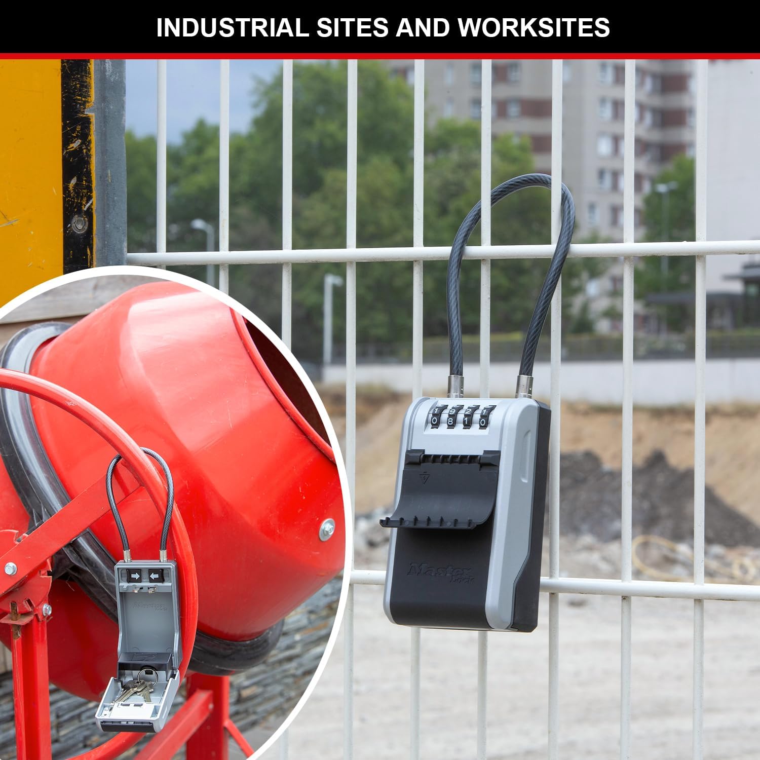 Master Lock 5482EURD Cassetta Portachiavi Extra Large - immagine 6