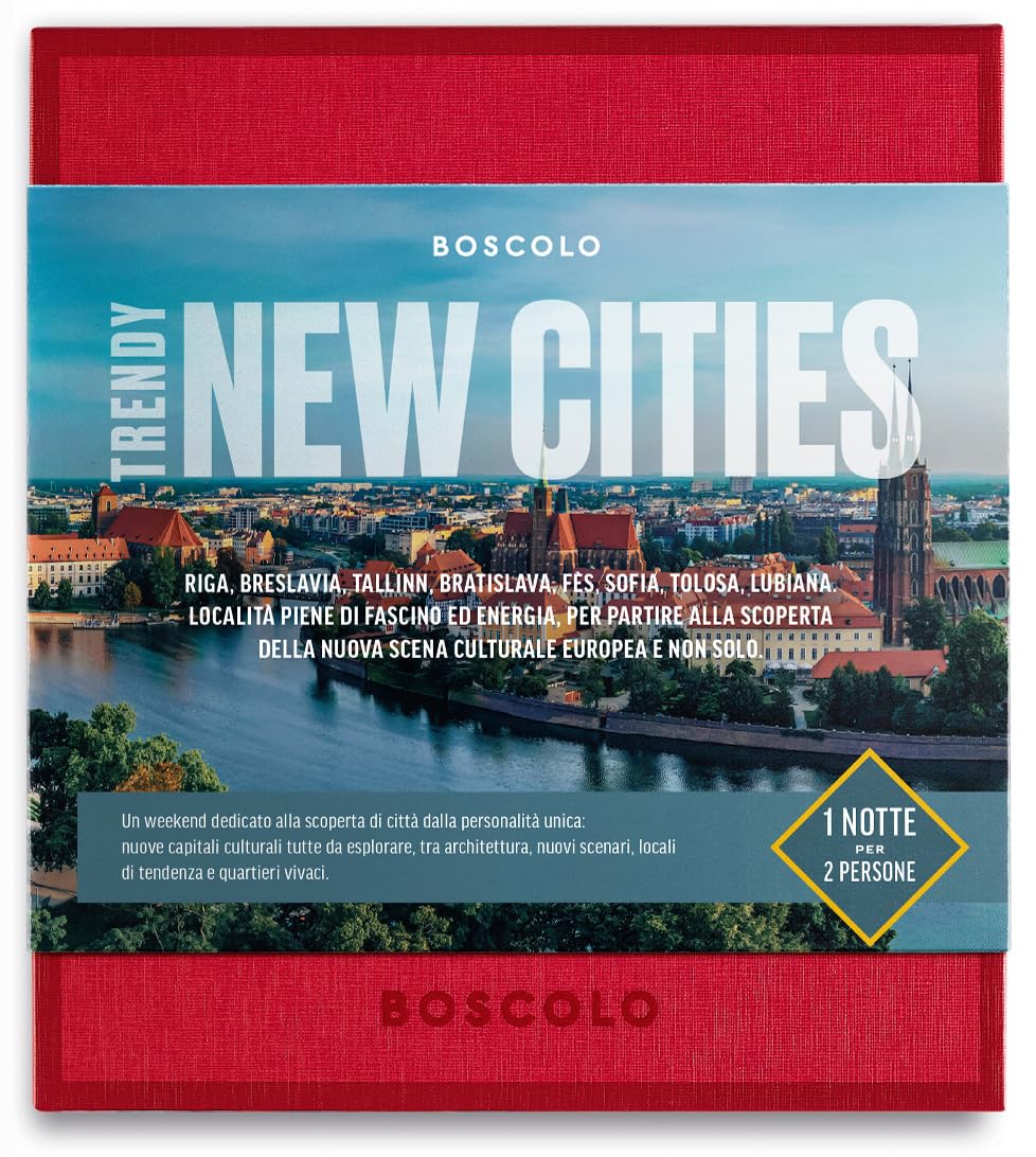 Boscolo Gift - Trendy New Cities - Cofanetto Regalo - 1 Notte per Due Persone