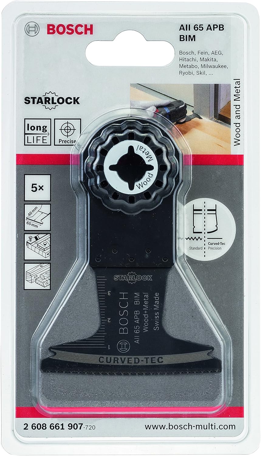 Bosch Professional 5x Lama AII 65 APB per Multiuso - immagine 2