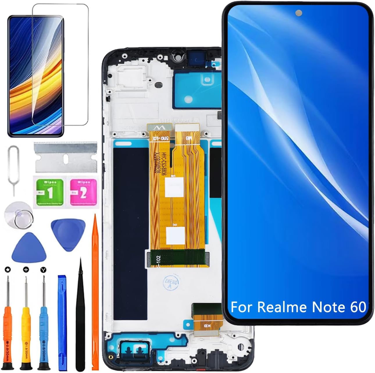 Display LCD per Realme Note 60 RMX3933, kit di riparazione dello ...