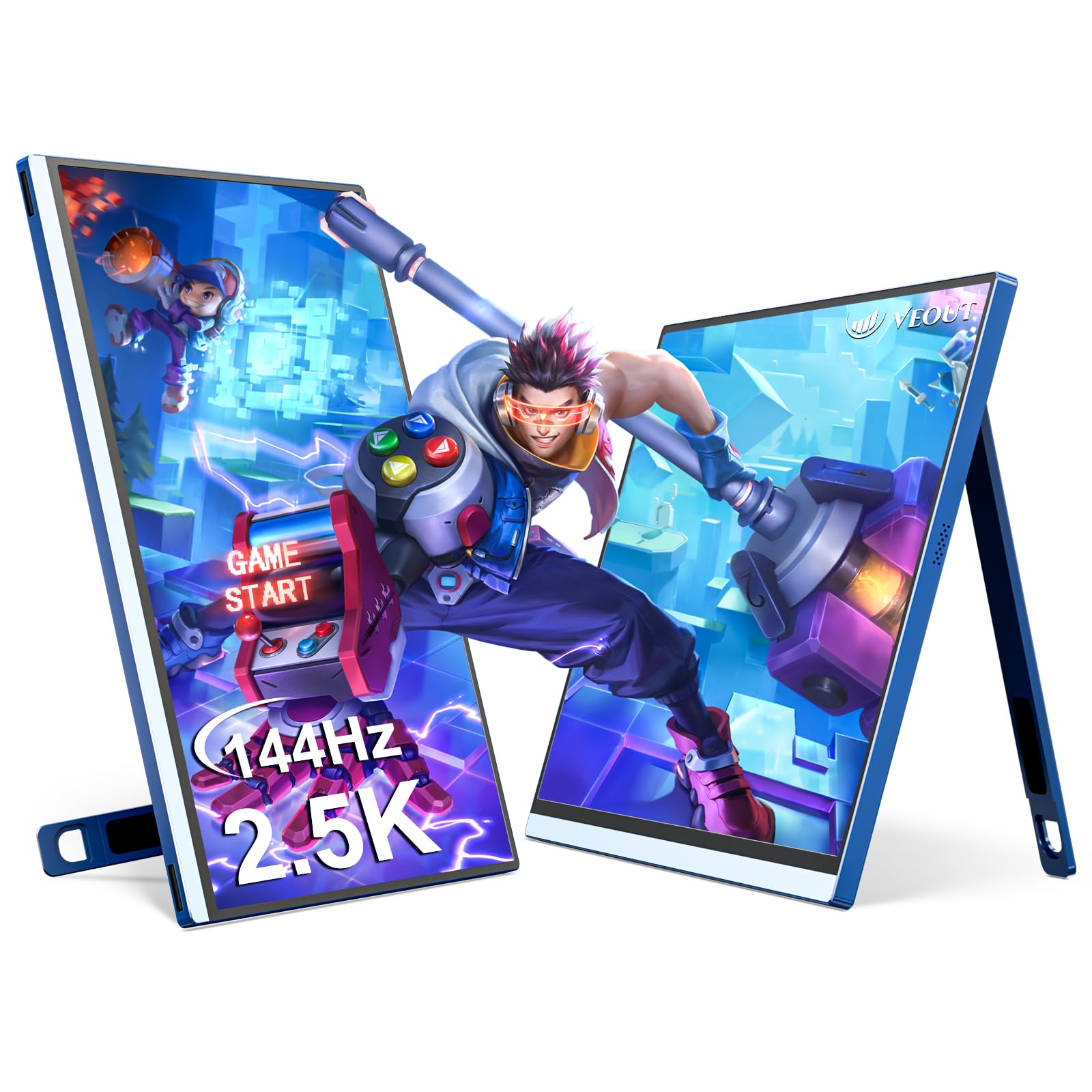 Monitor Portatile 16" 2.5K 144Hz USB-C/Mini HDMI