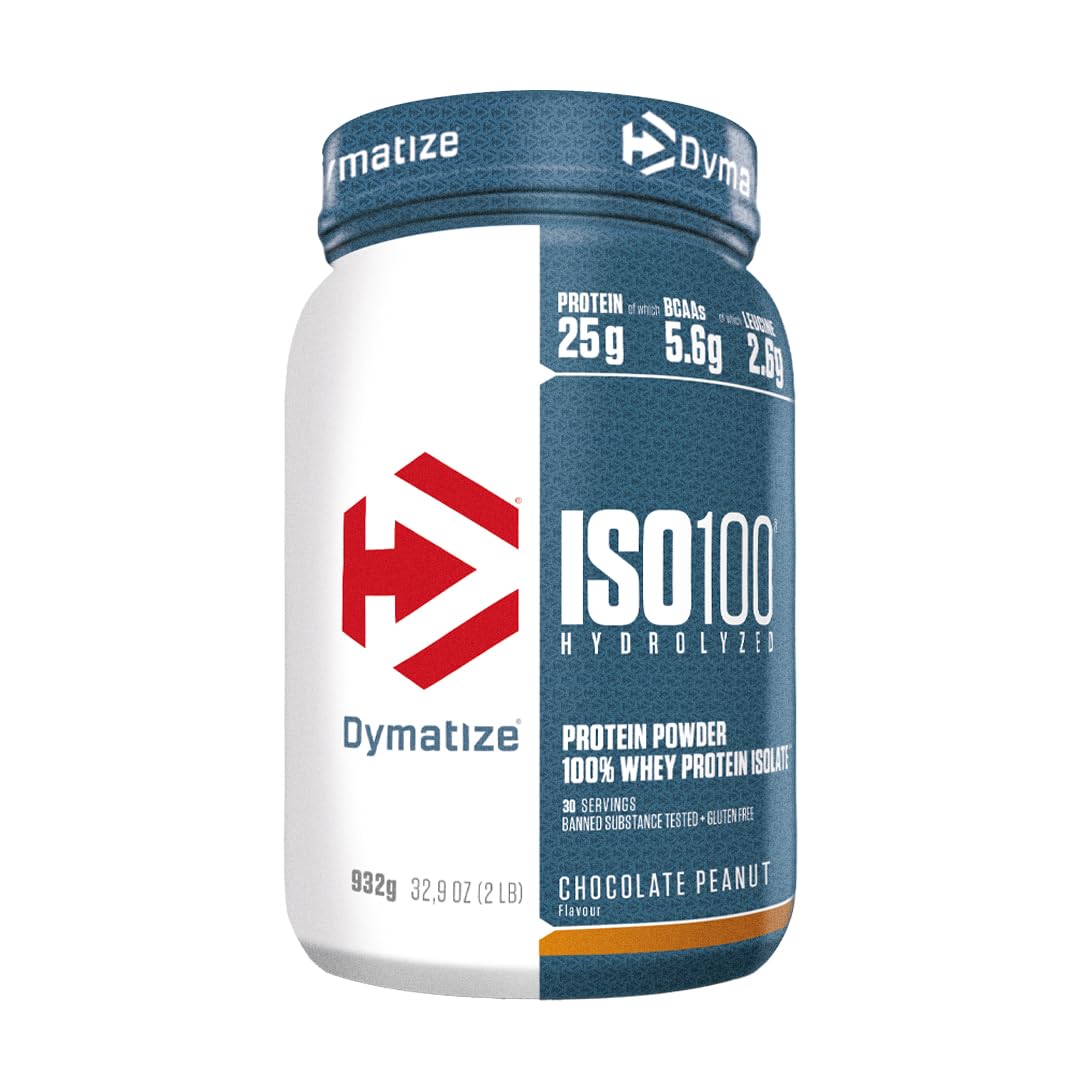 Dymatize ISO 100 Hydrolyzed Chocolate Peanut 932g