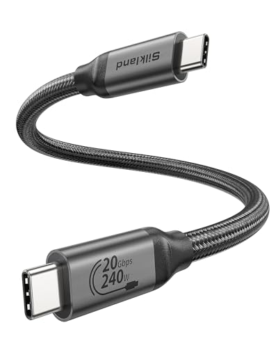 Silkland Cavo USB C 3.2 Gen2x2 20Gbps Corto 30CM