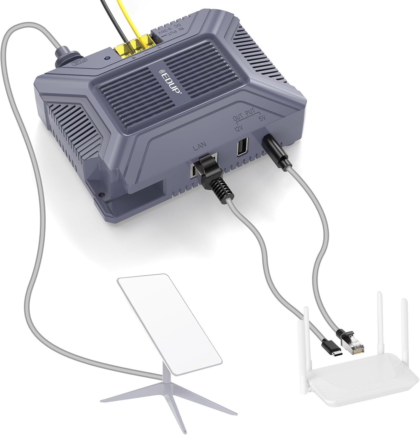 200W Starlink V3 PoE Injector Gigabit 5 in 1 - immagine 1