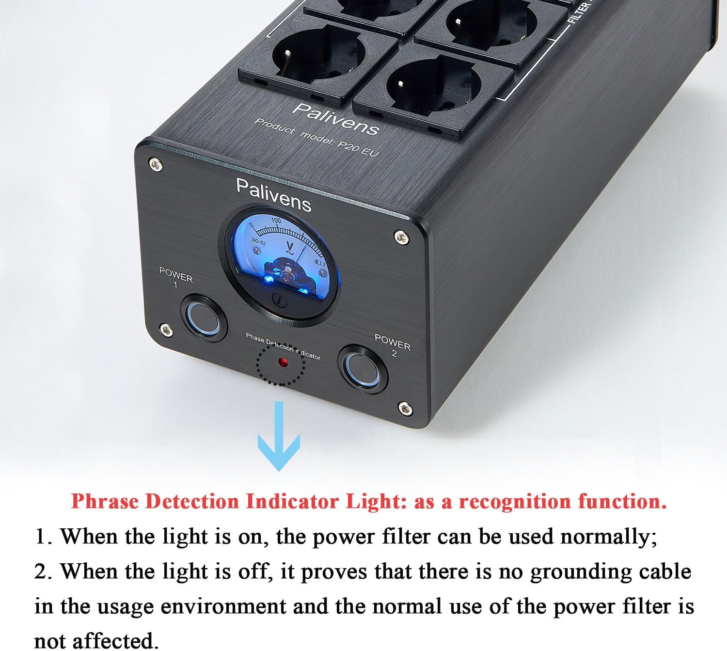 Pailvens Multipla HiFi con Filtro Antidisturbo 8x - immagine 2