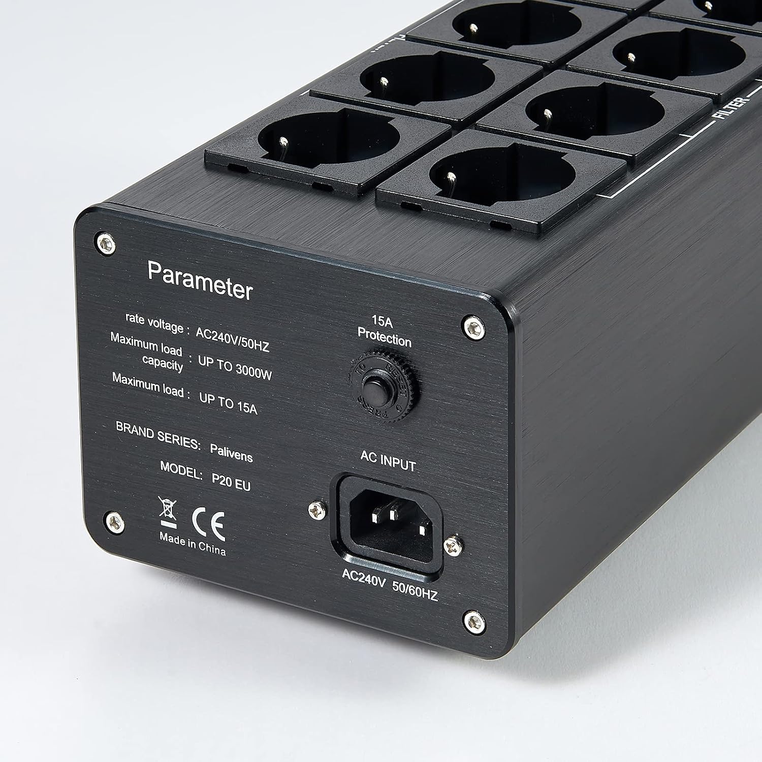 Pailvens Multipla HiFi con Filtro Antidisturbo 8x - immagine 4