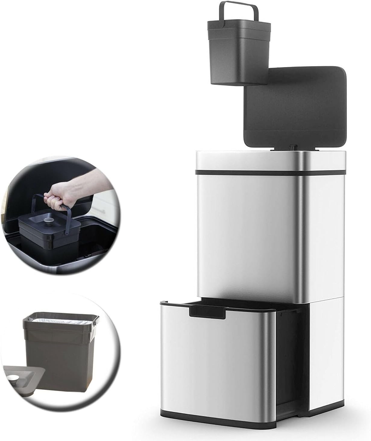 Cestino da cucina automatico 75 L NARVIK - immagine 4