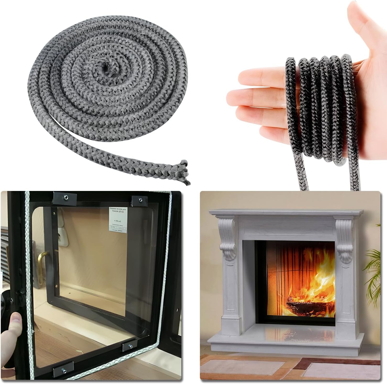 Guarnizione per Porta Stufa 6mm x 4m - immagine 6