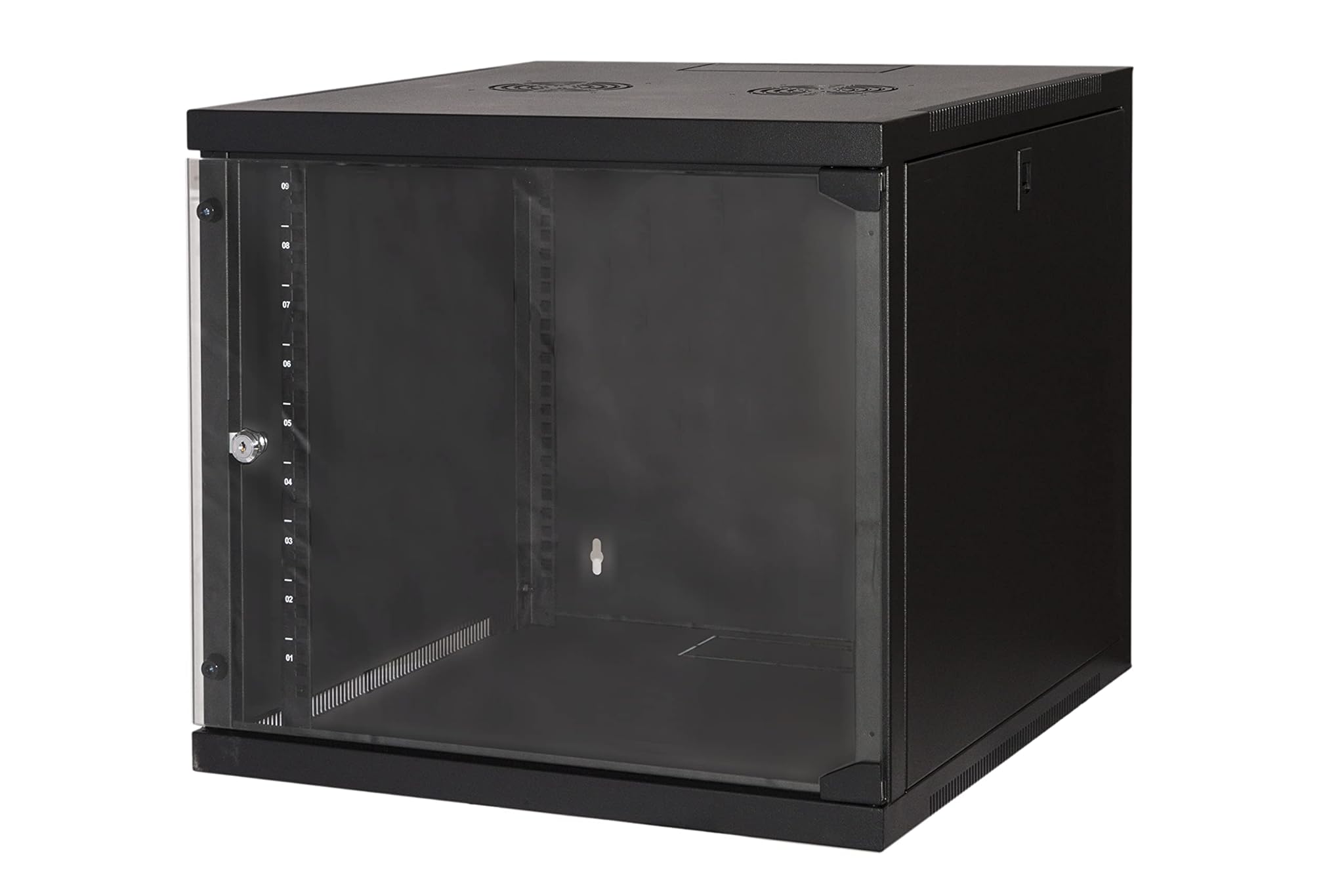 Link LK1909U66N Armadio Rack 19'' 9 Unità da Muro, Nero